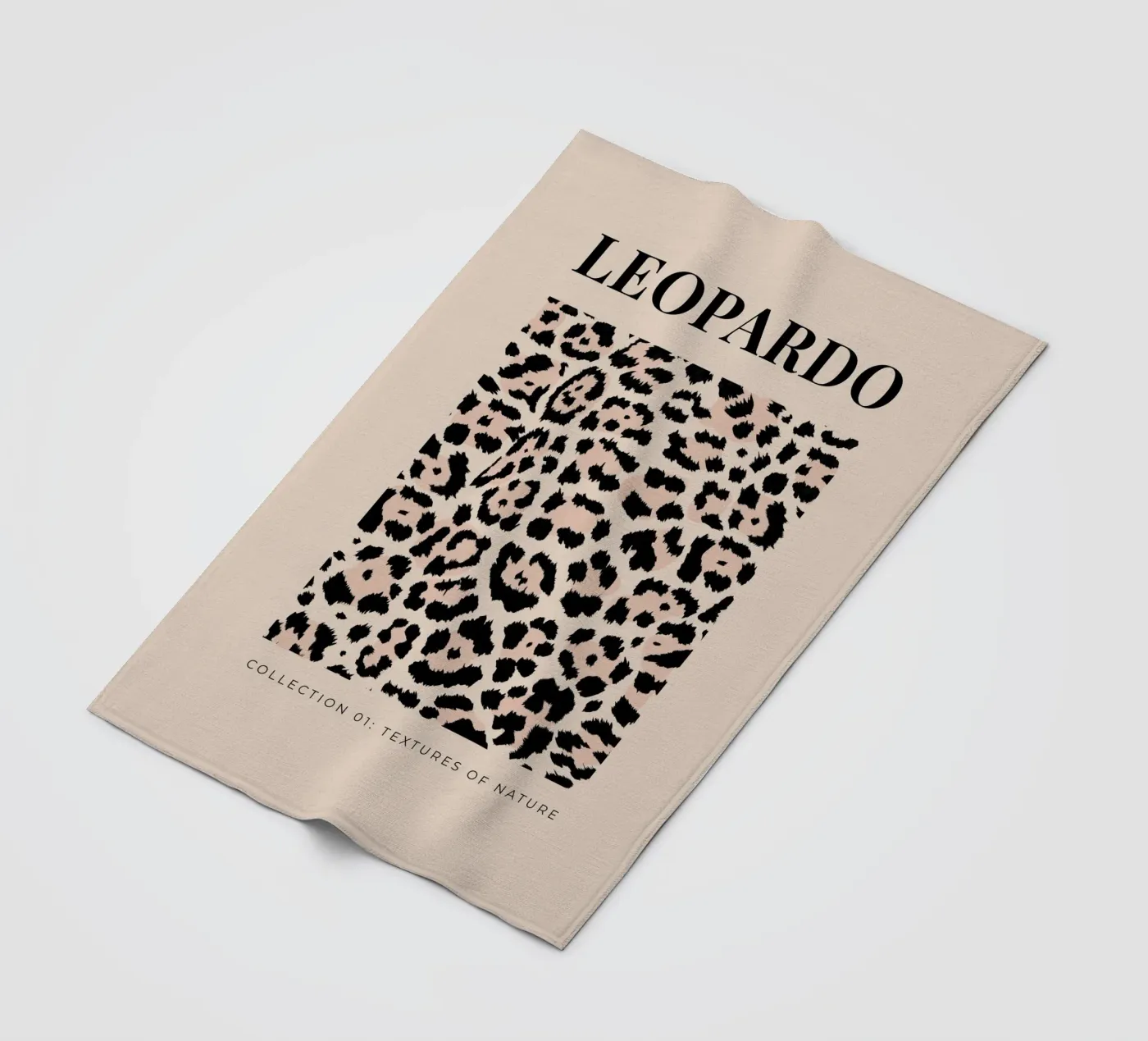 Leopard Abstract Leopard Pattern fleecedeken van Bold Type Co.