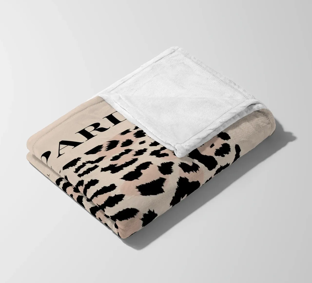 Leopard Abstract Leopard Pattern fleece blanket by Bold Type Co.