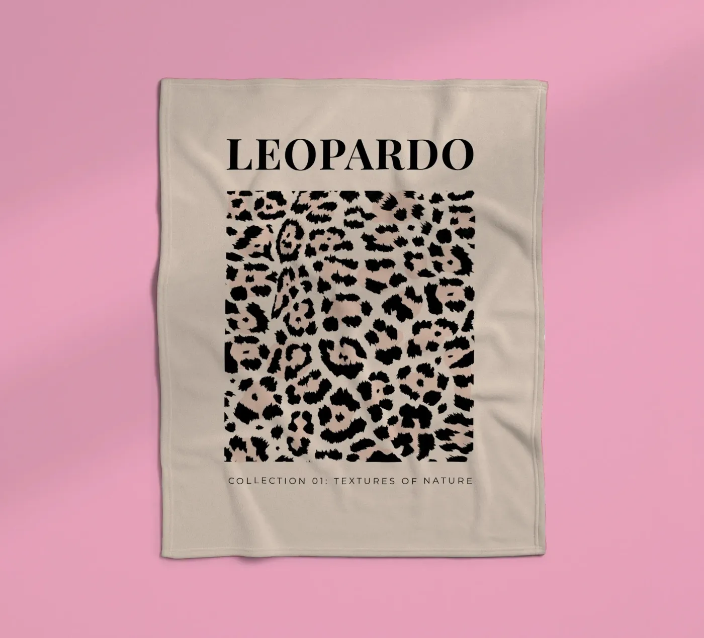 Leopard Abstract Leopard Pattern fleecedeken van Bold Type Co.