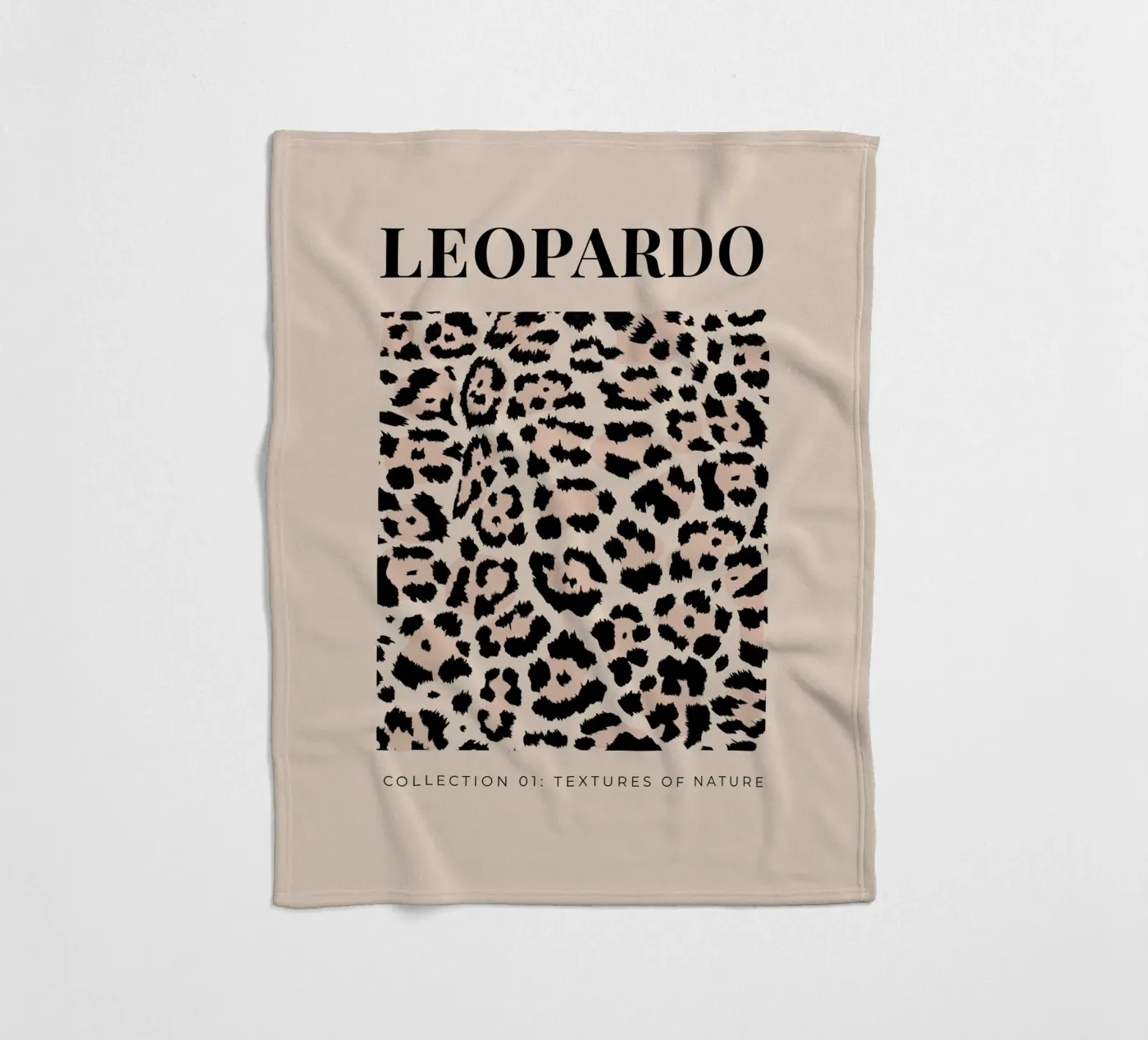 Leopard Abstract Leopard Pattern fleecedeken van Bold Type Co.
