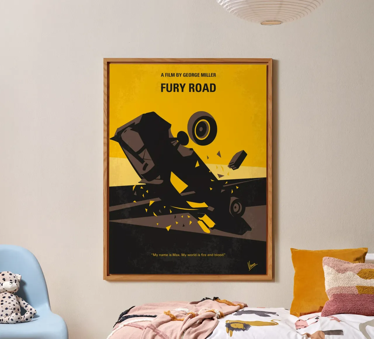 No051 My Mad Max 4 minimal movie poster pannello forex da Chungkong
