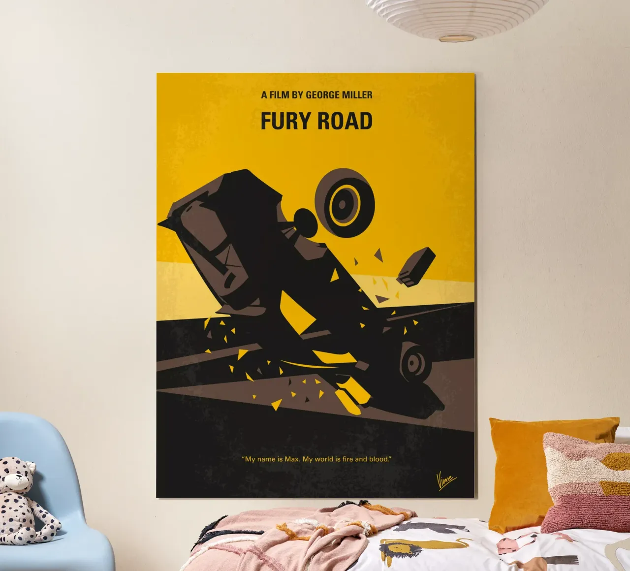 No051 My Mad Max 4 minimal movie poster carta hahnemühle da Chungkong