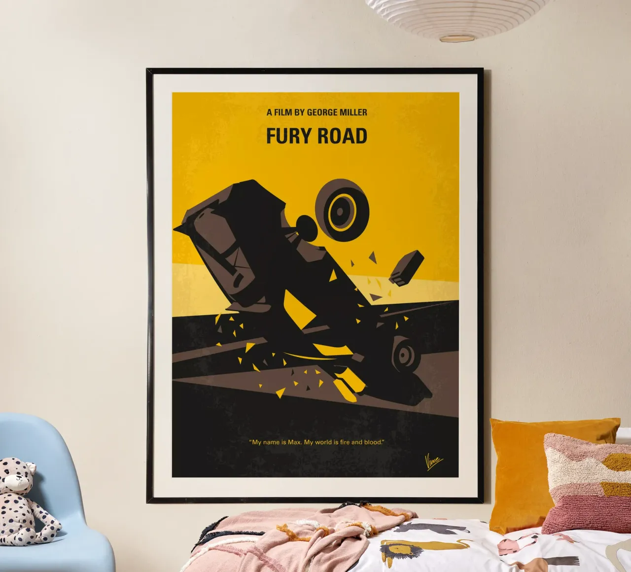 No051 My Mad Max 4 minimal movie poster carta hahnemühle da Chungkong