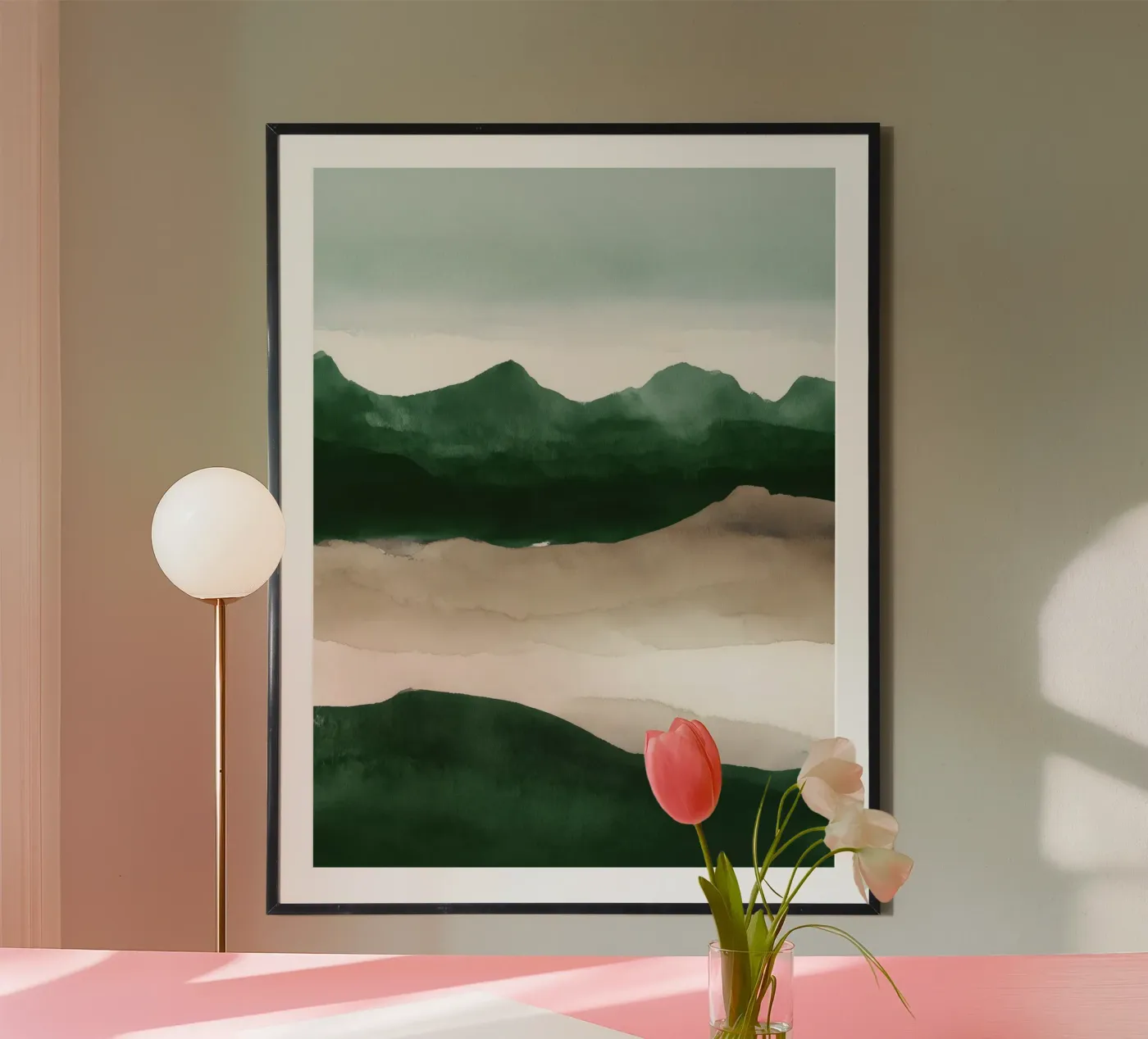 Quiete verde poster da Louise Wilder Studio