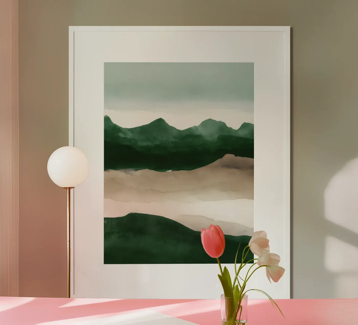 Quiete verde poster da Louise Wilder Studio