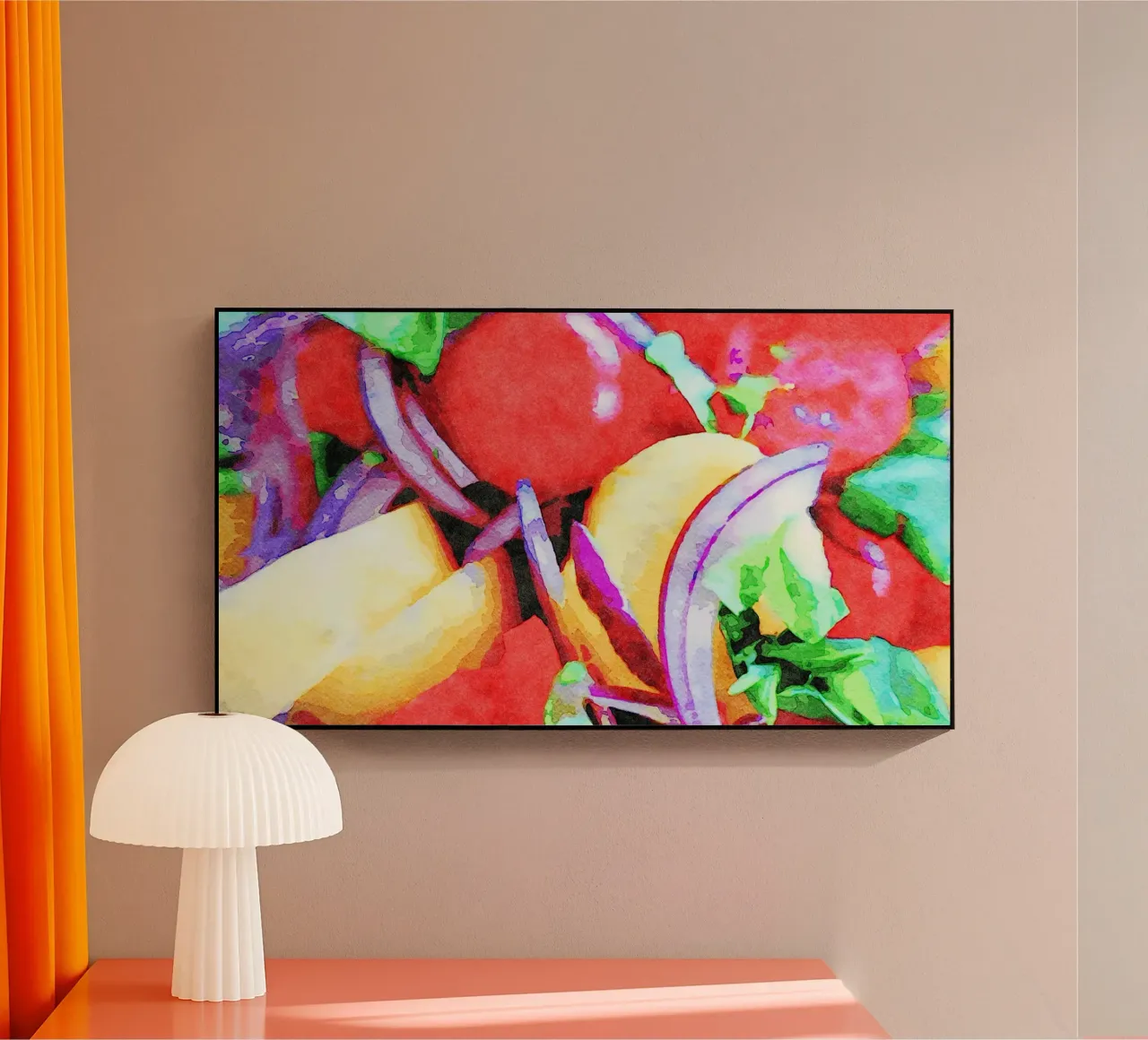 Vegetables acrylic glass by Piccola Serenata