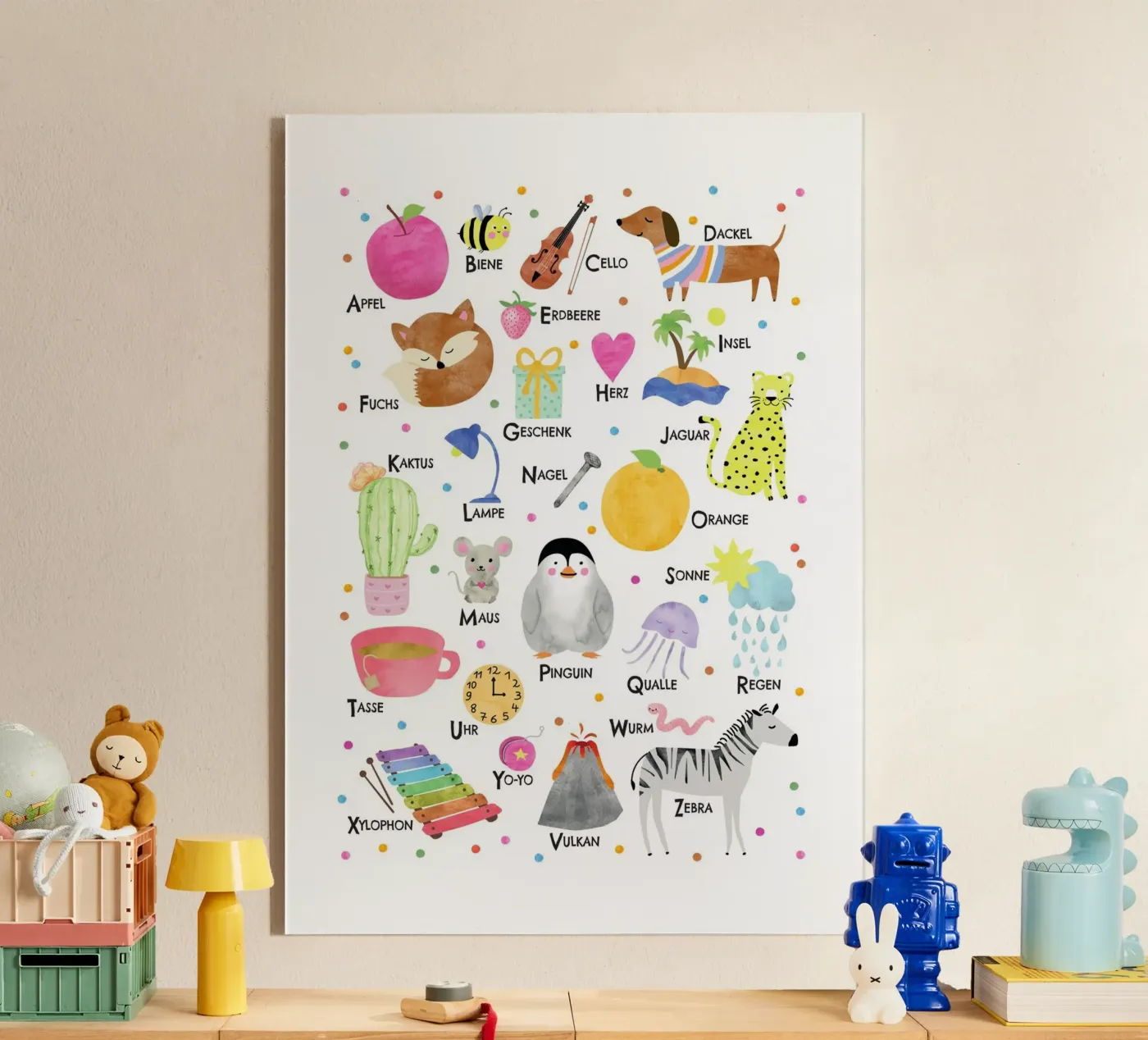ABC Acryl-Glas von Fraysein Design