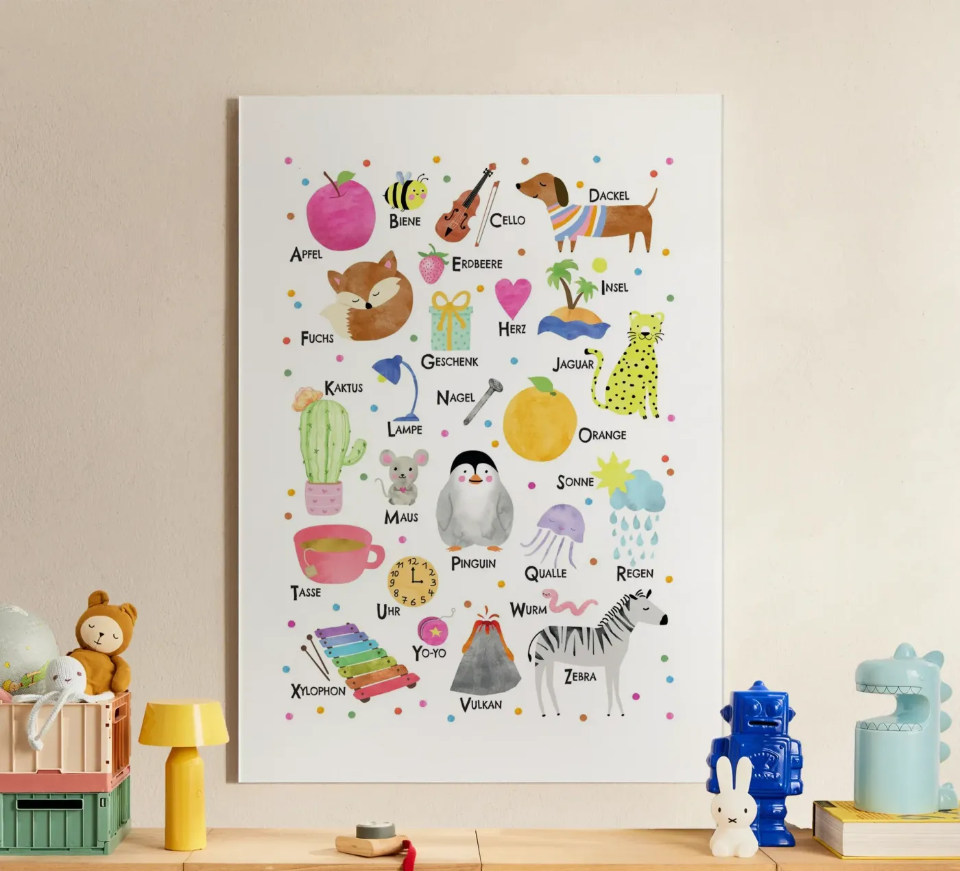 ABC Acryl-Glas von Fraysein Design