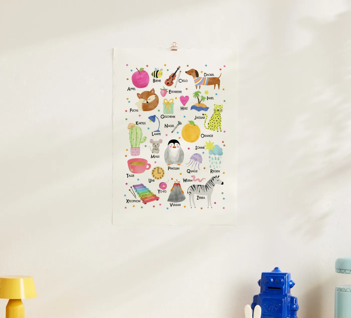 ABC Poster von Fraysein Design