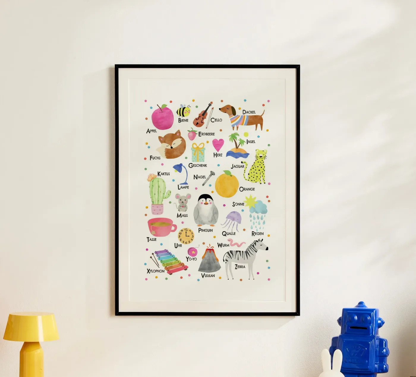 ABC Poster von Fraysein Design