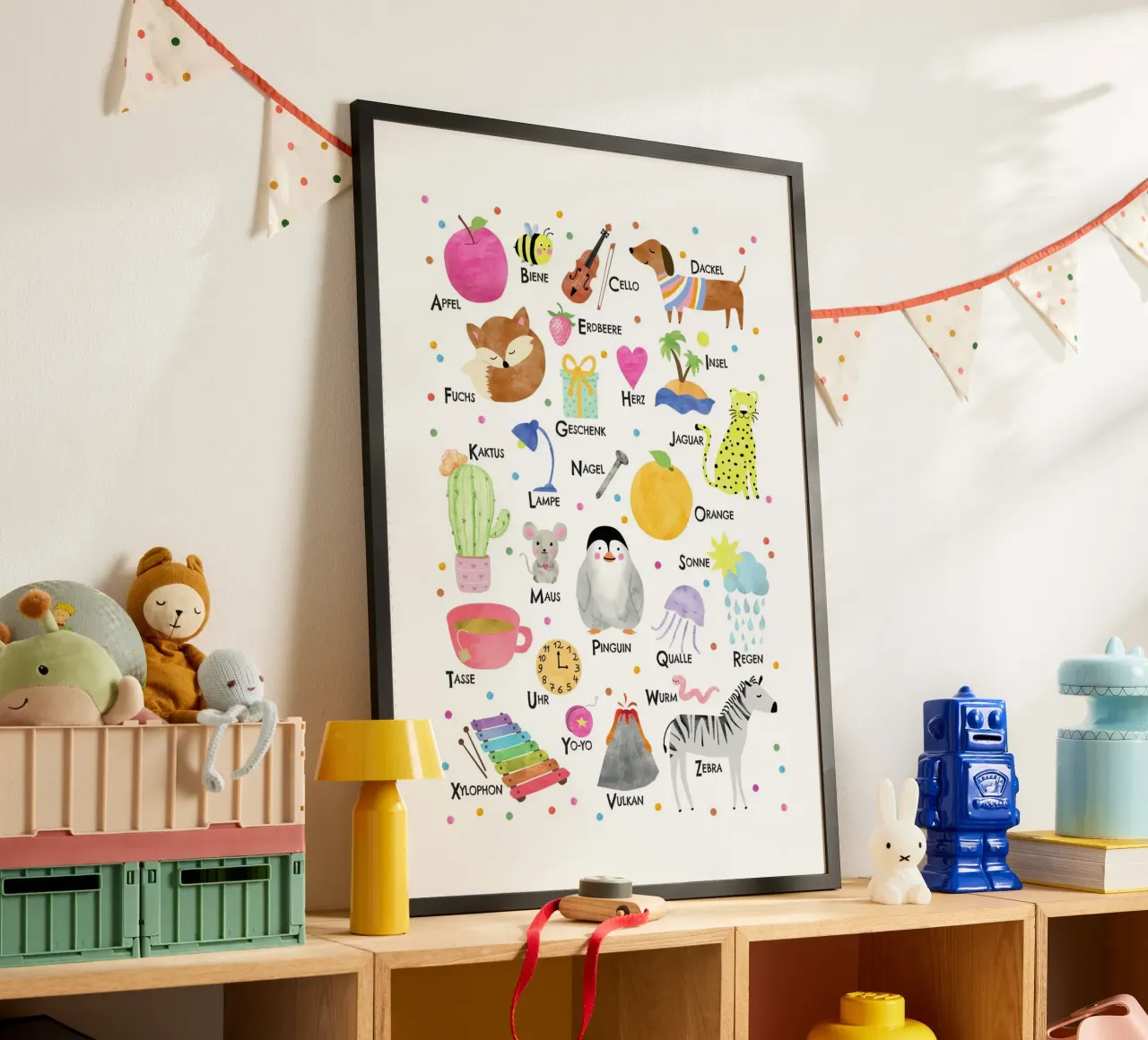 ABC Poster von Fraysein Design