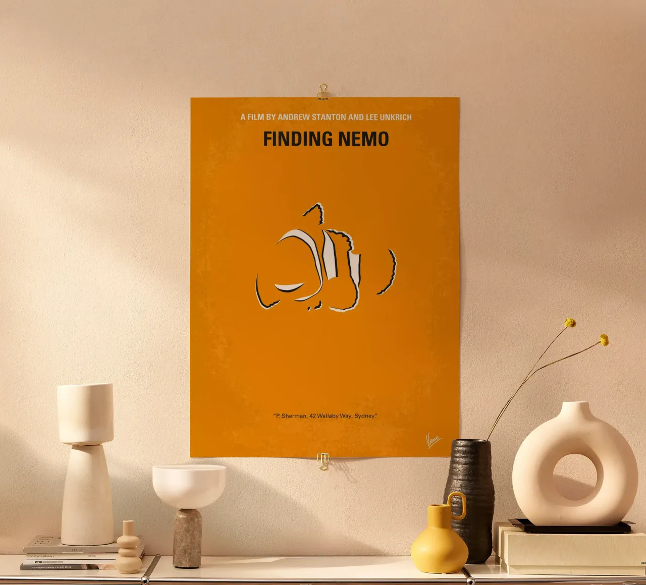 No054 My Nem minimal movie poster poster con telaio in plastica da Chungkong