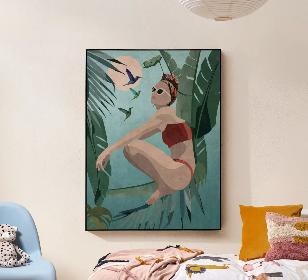 Blu tropicale plexiglass da Emel Tunaboylu