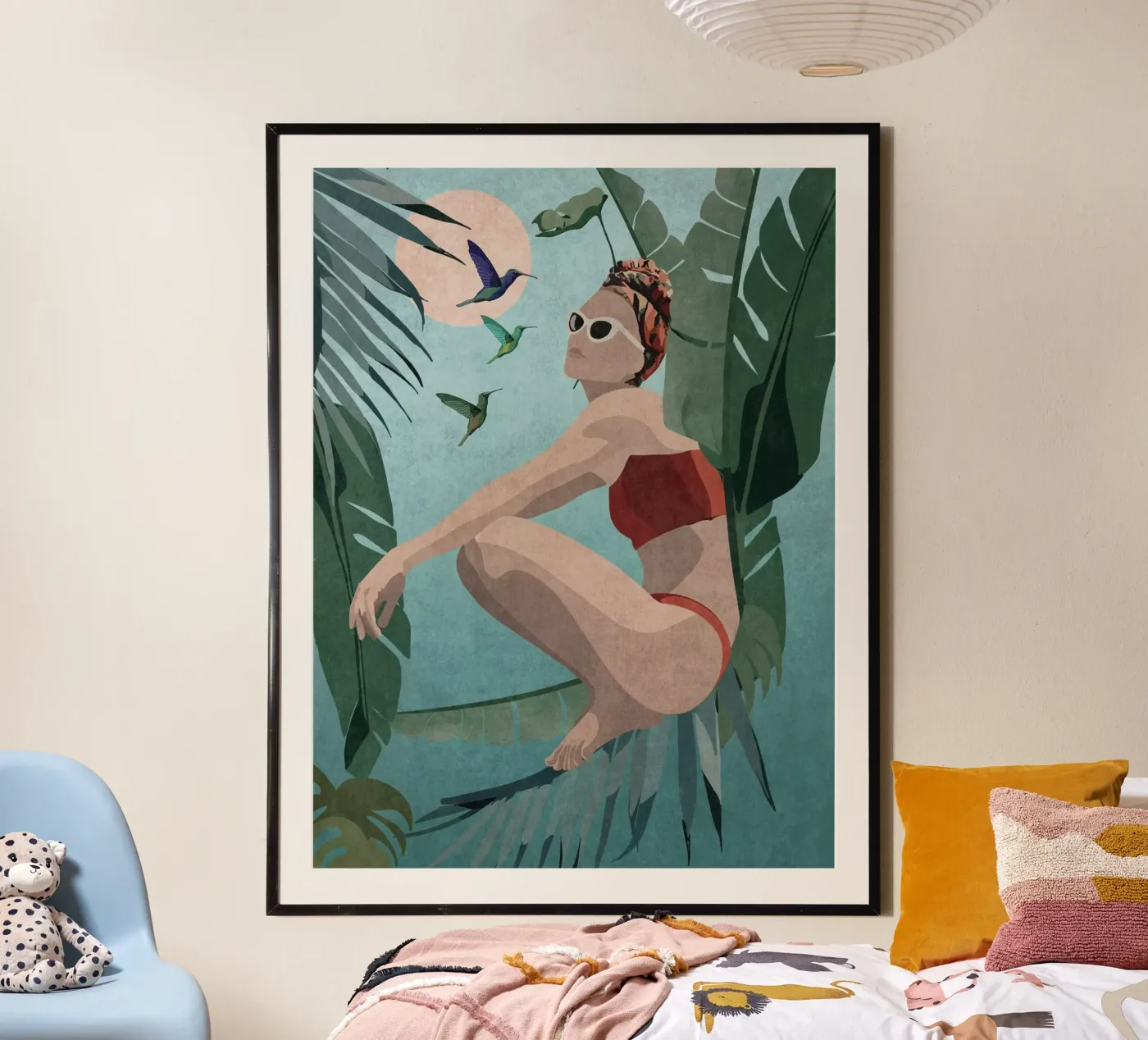 Blu tropicale poster da Emel Tunaboylu