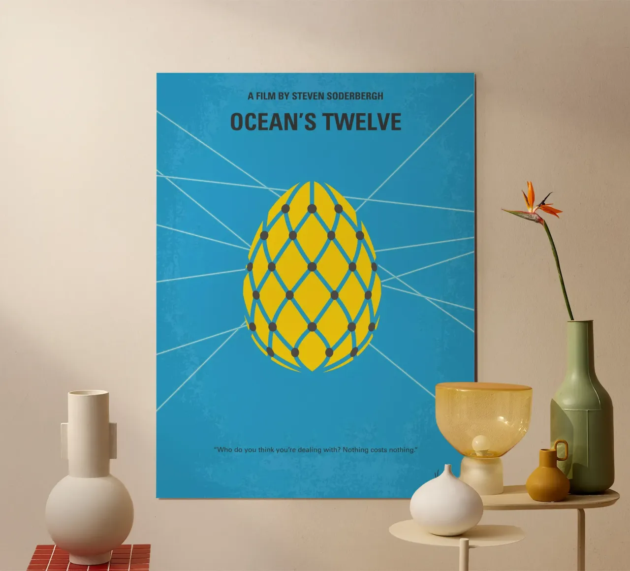 No057 My Oceans 12 minimal movie poster hahnemühle by Chungkong