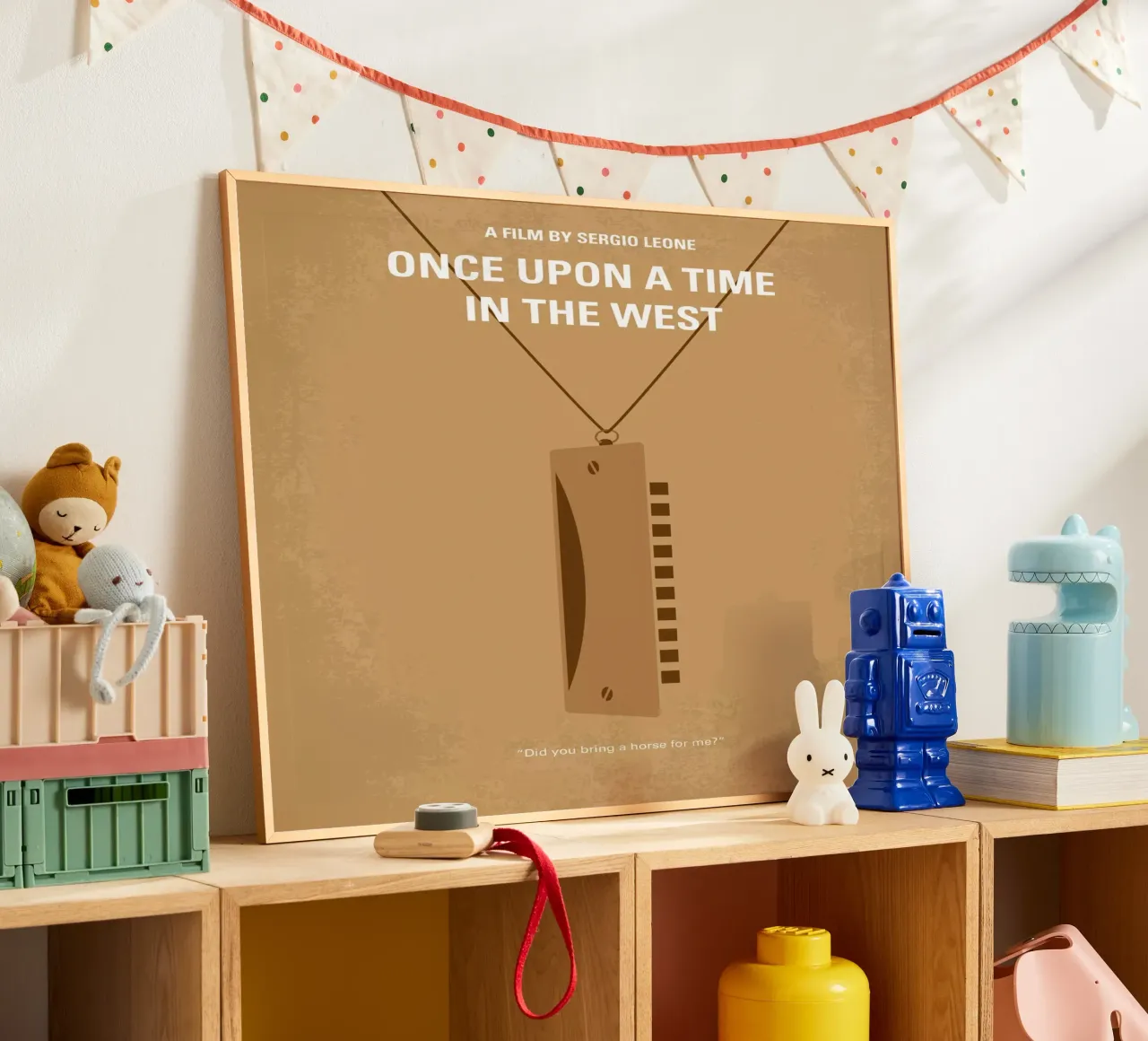 No059 My once upon a time in the west minimal movie poster carta hahnemühle da Chungkong