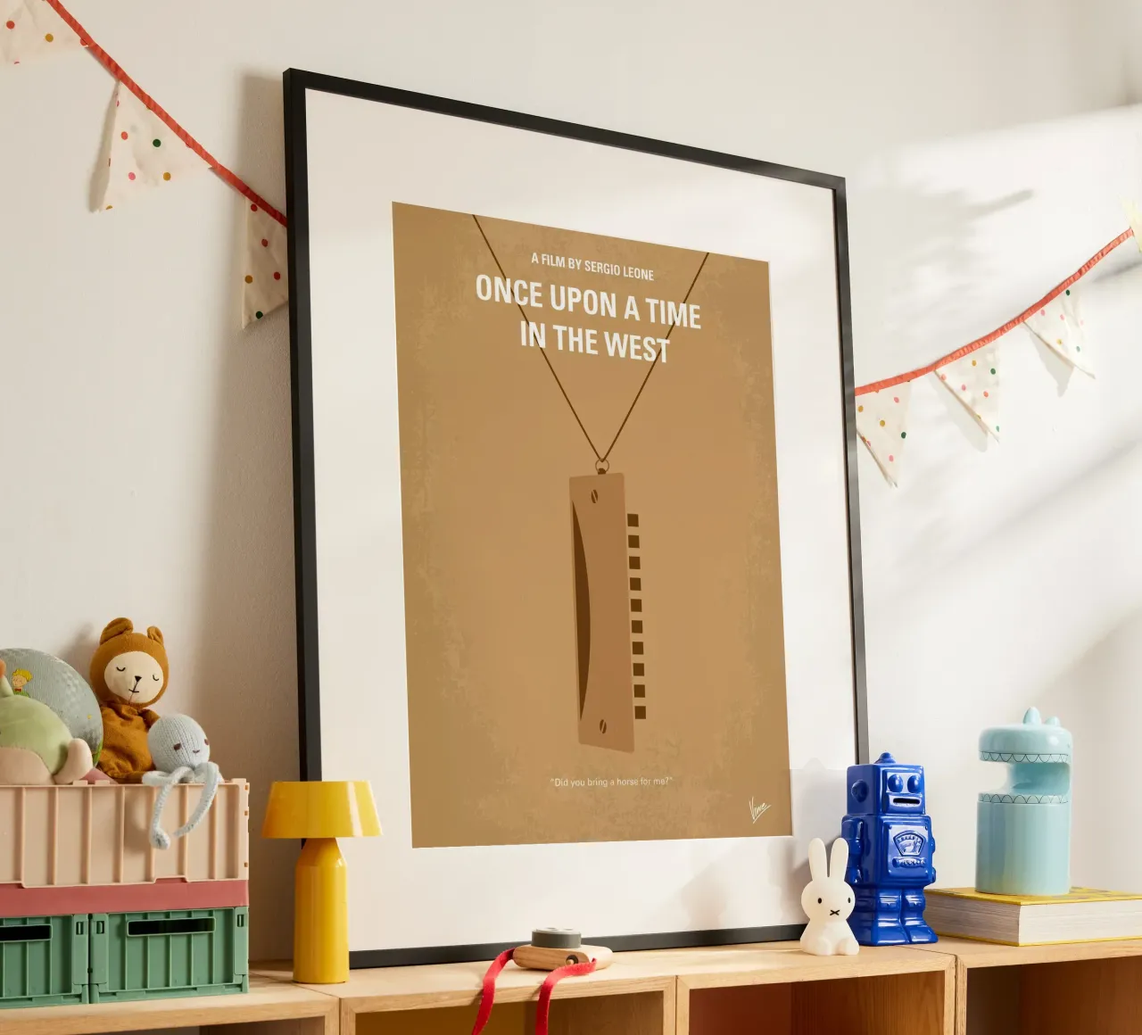 No059 My once upon a time in the west minimal movie poster poster van Chungkong