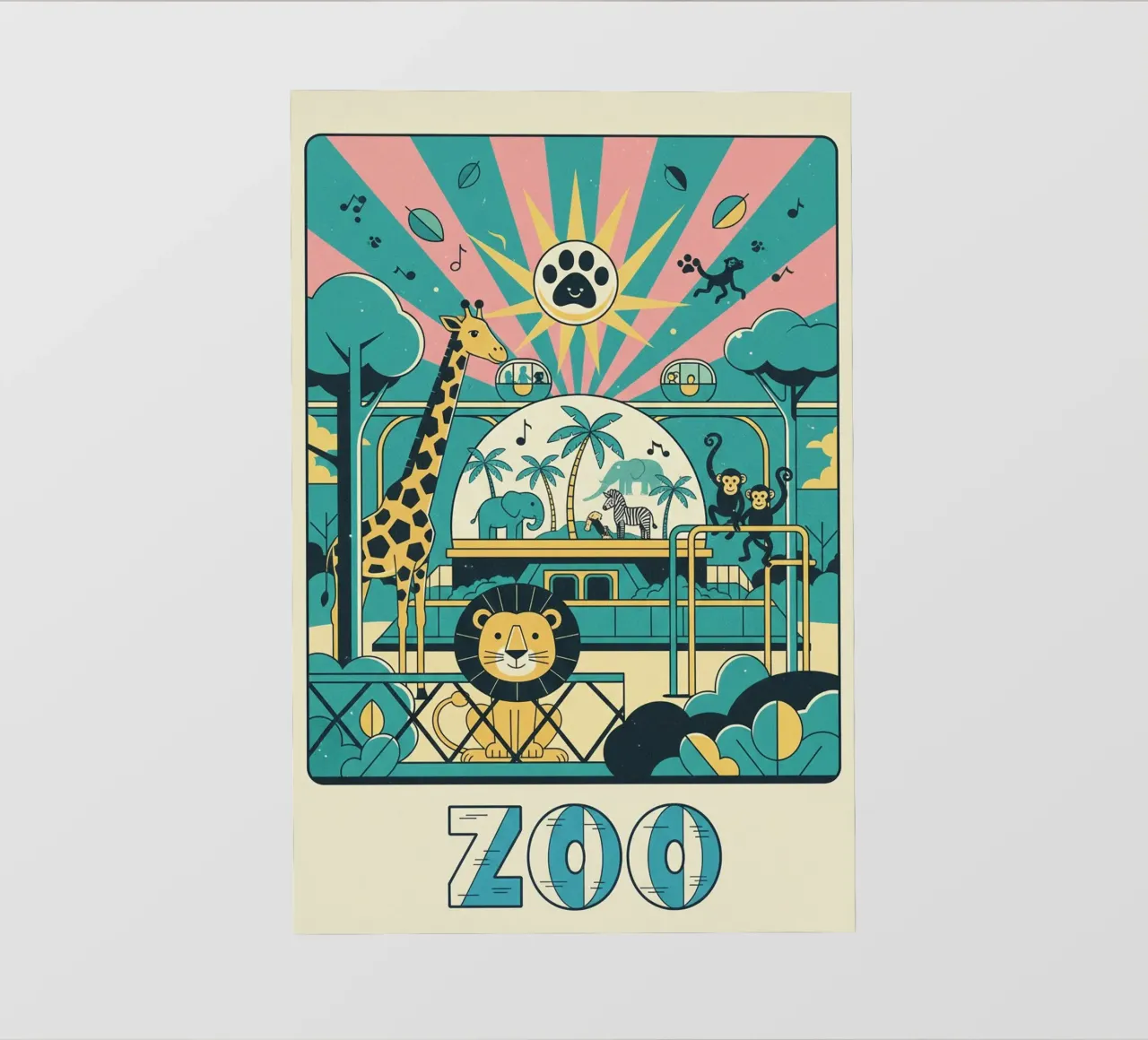 Hide fotobehang van The Little Animals Club