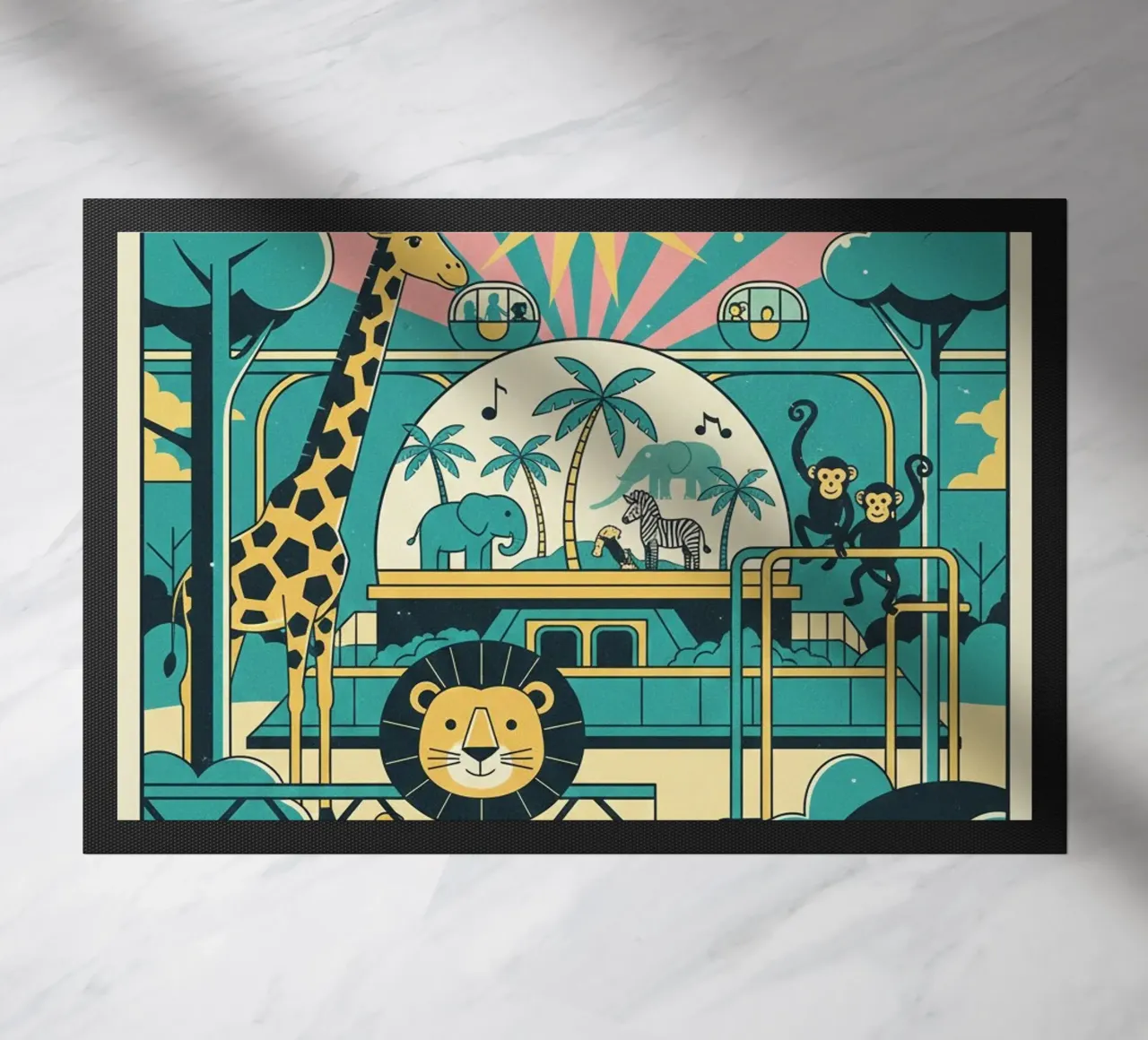 Hide doormat by The Little Animals Club