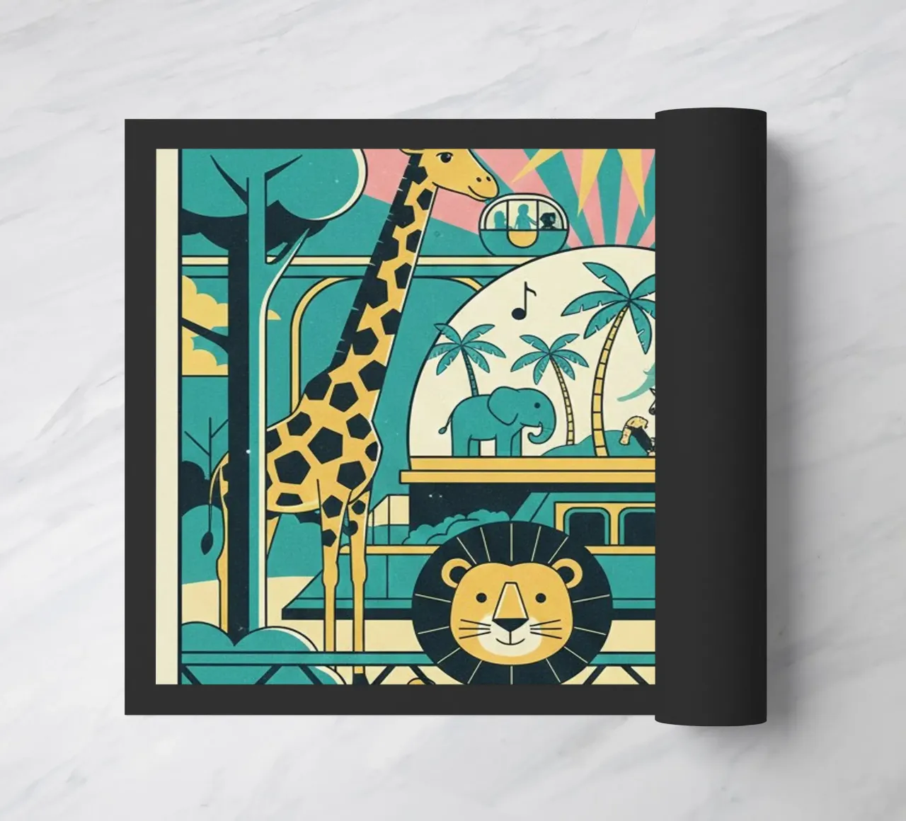 Hide doormat by The Little Animals Club