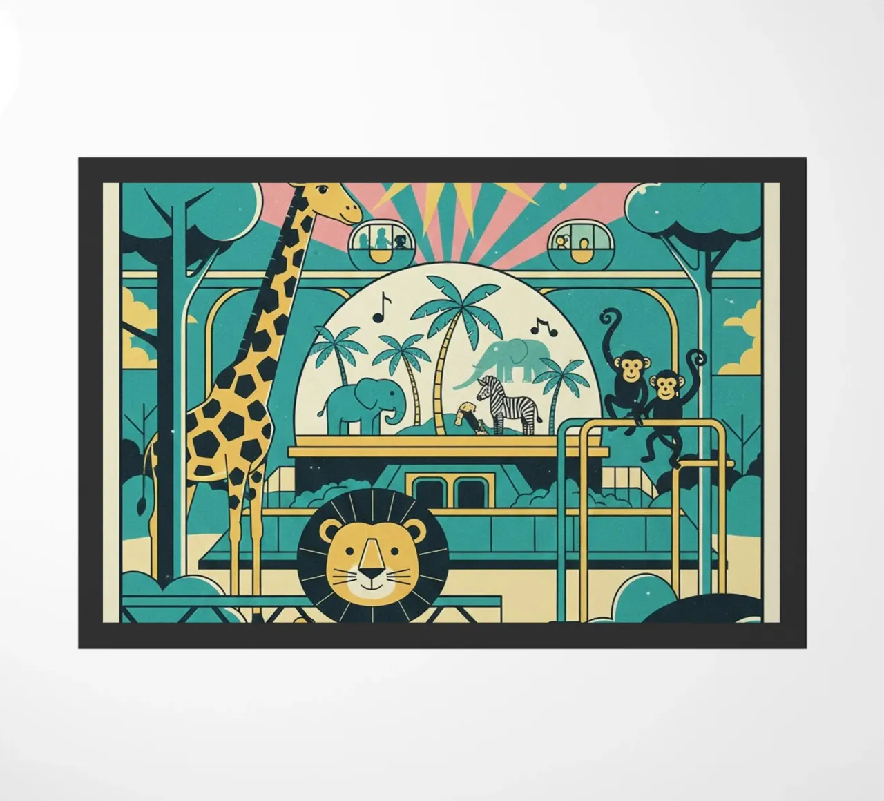 Hide doormat by The Little Animals Club