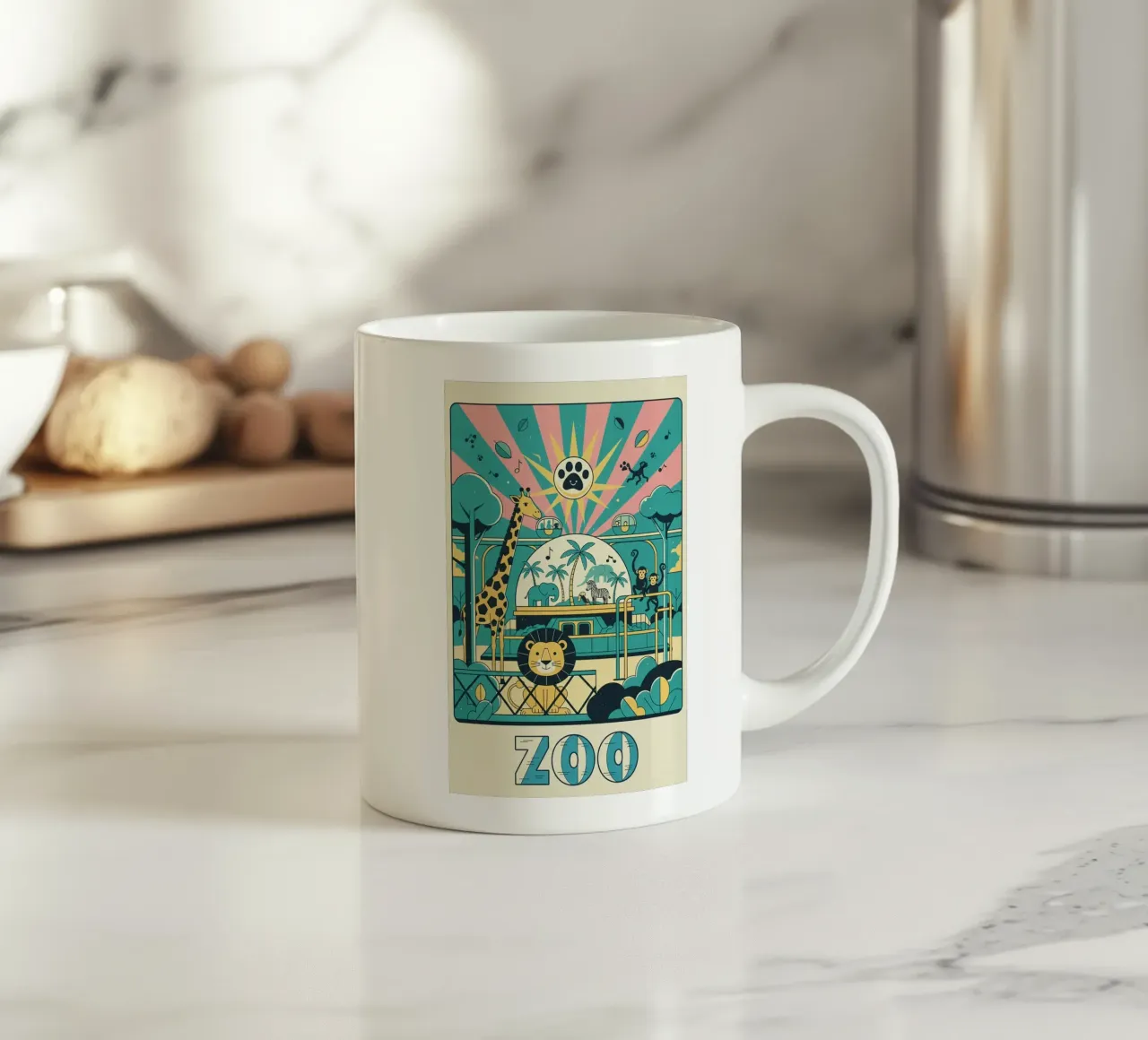 Hide ceramic mug by The Little Animals Club