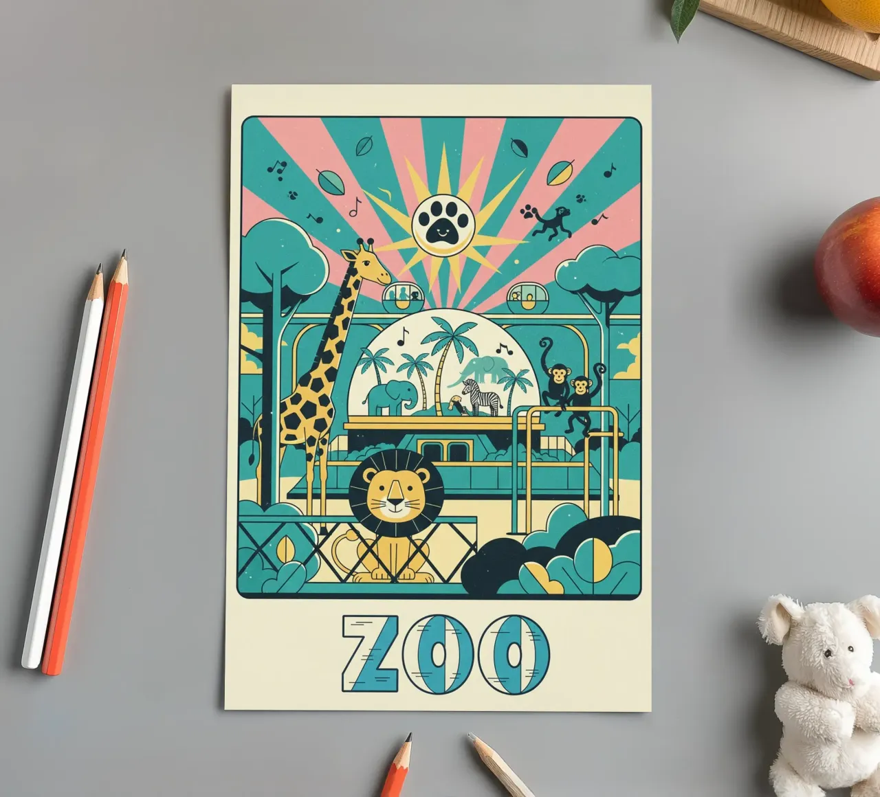 Hide sticker sheet by The Little Animals Club