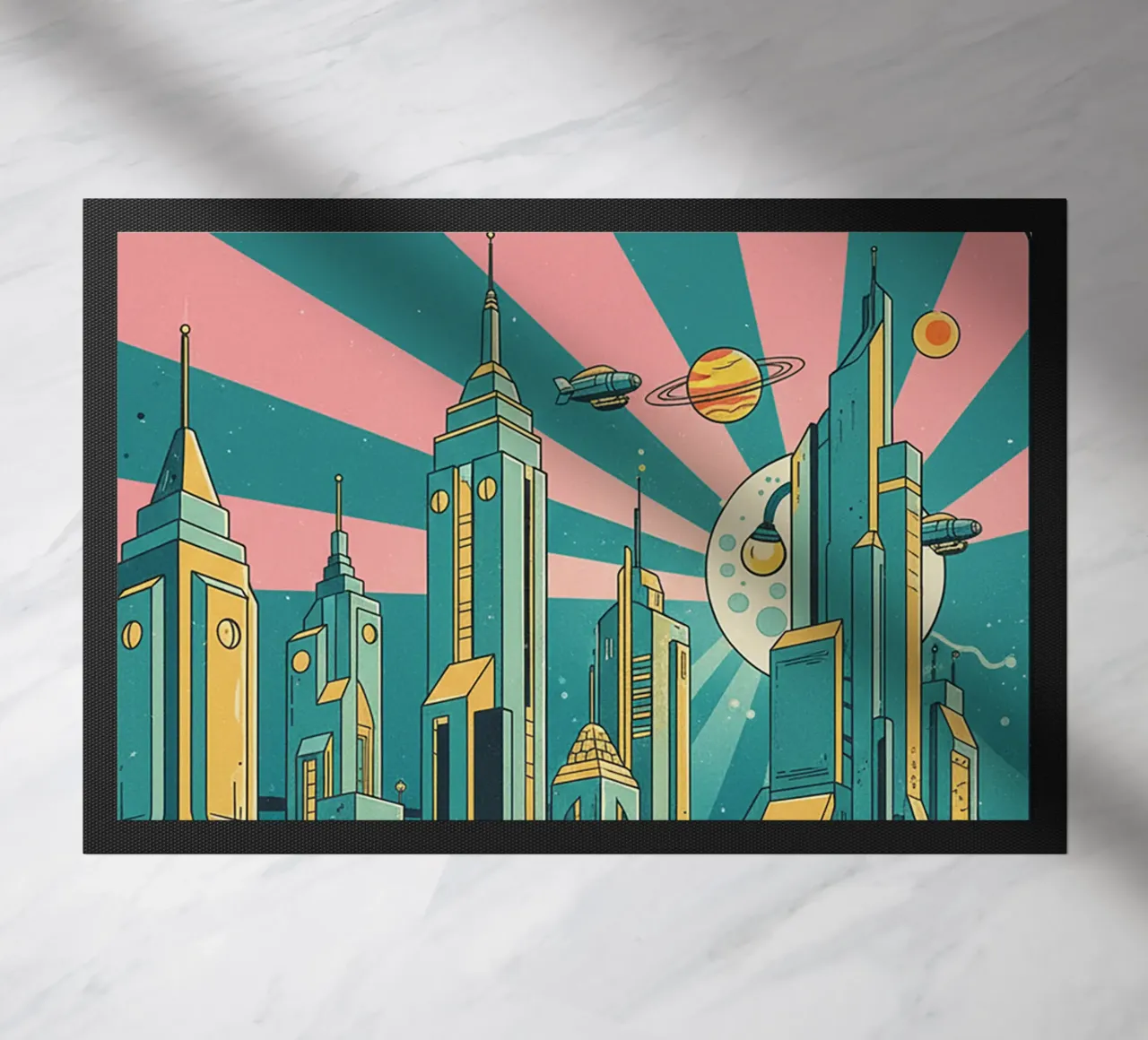 metropool deurmat van The Little Animals Club