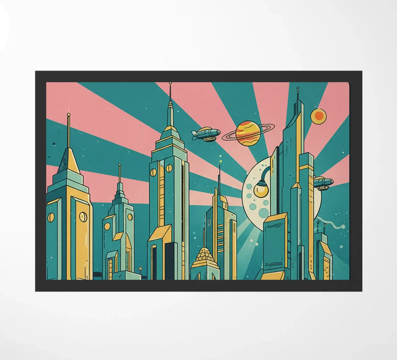 metropool deurmat van The Little Animals Club