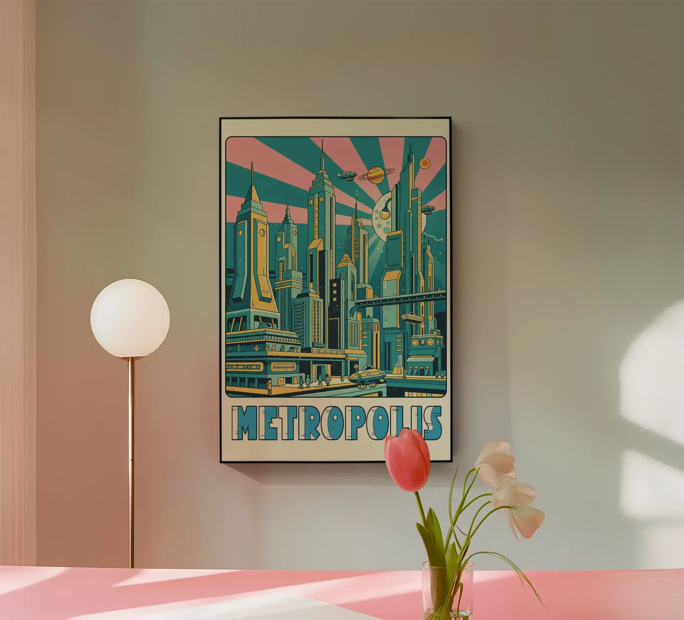 metropolis acryl van The Little Animals Club