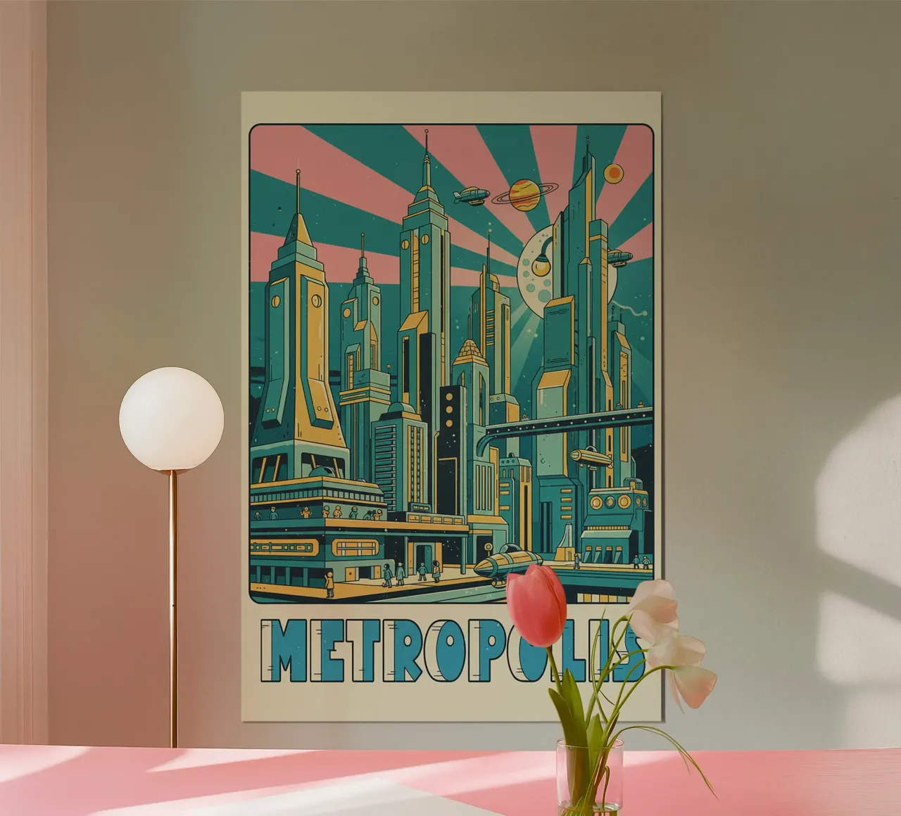 metropool poster van The Little Animals Club