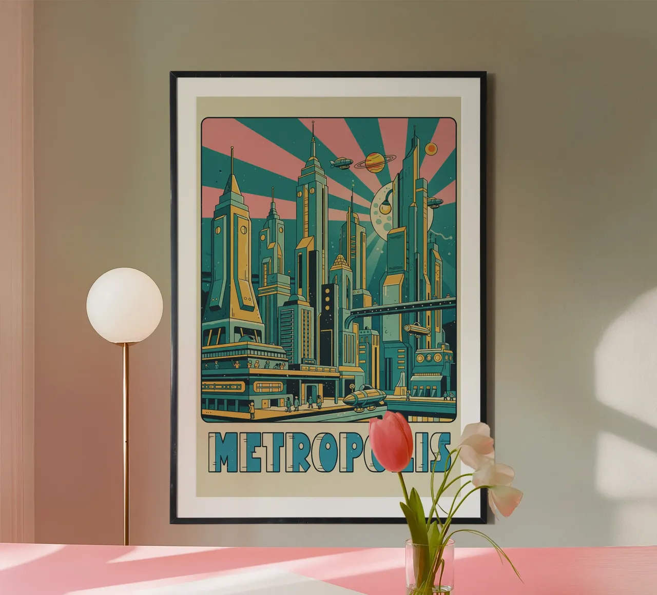 metropool poster van The Little Animals Club