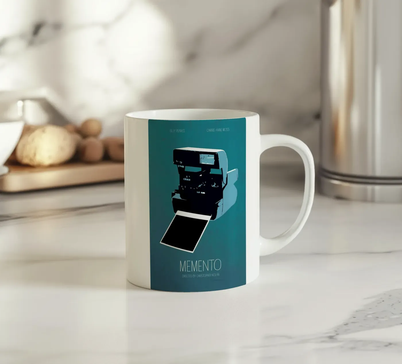 Memento ceramic mug by Calm The Ham