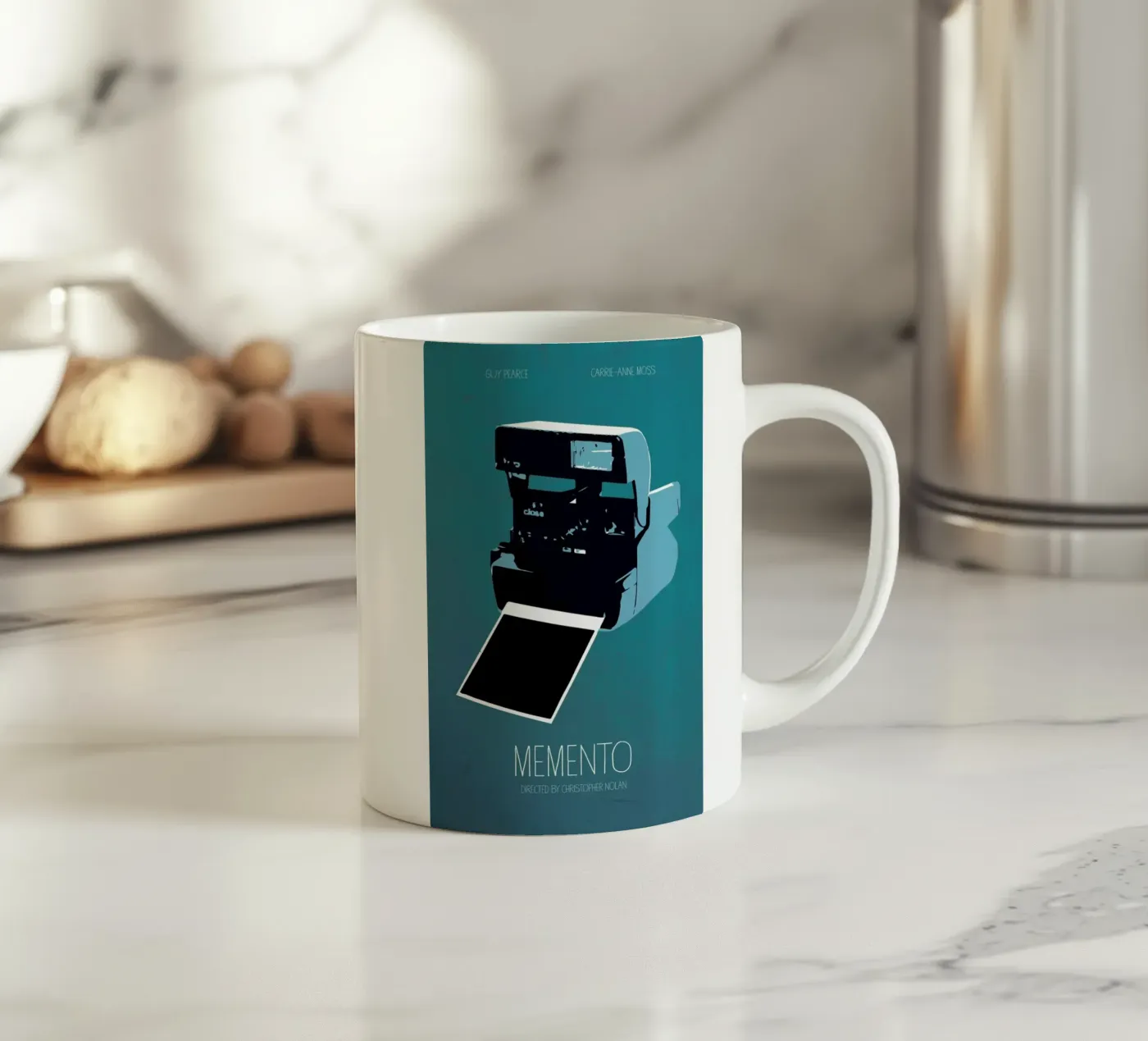 Memento ceramic mug by Calm The Ham