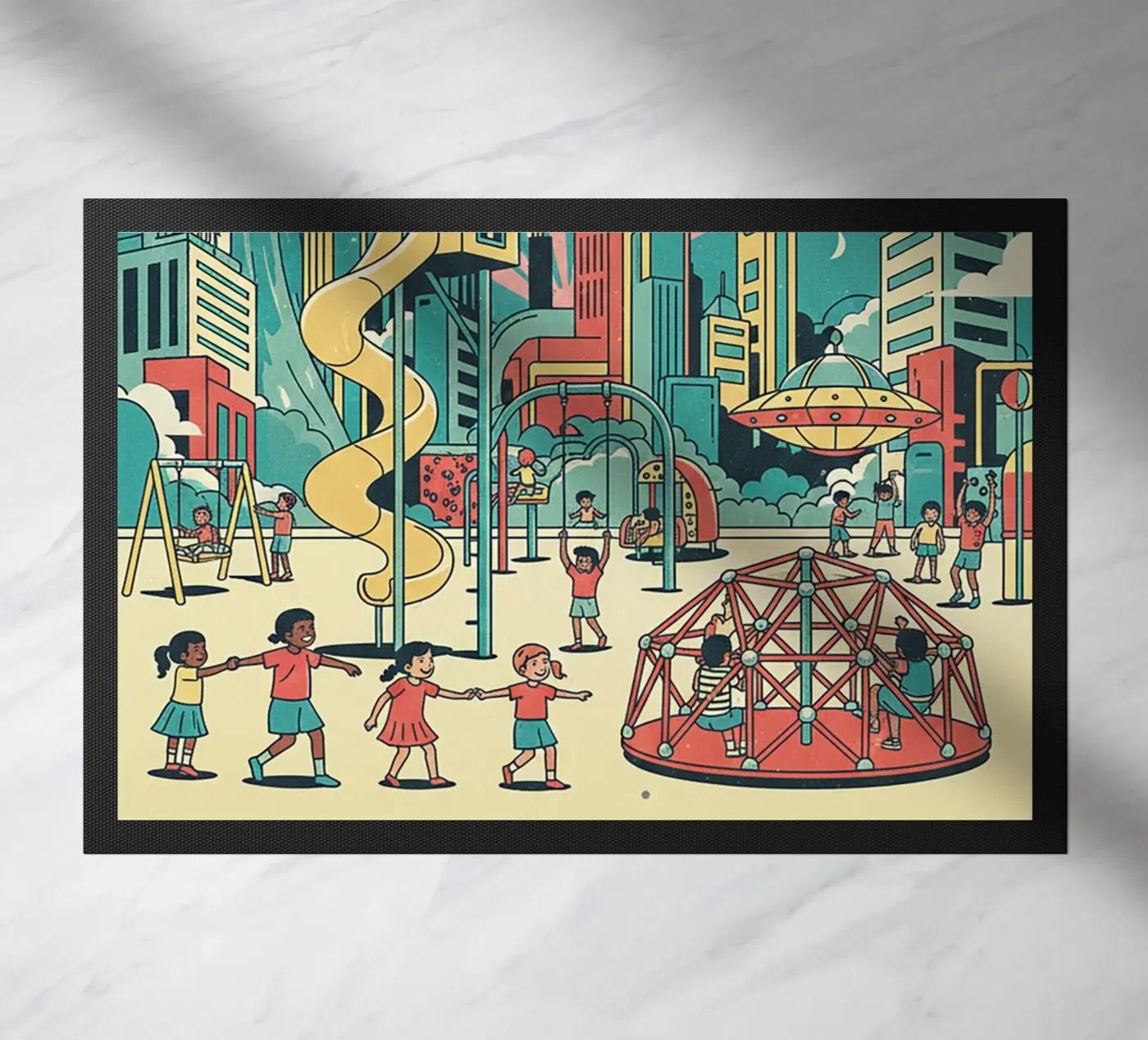 playground doormat by The Little Animals Club