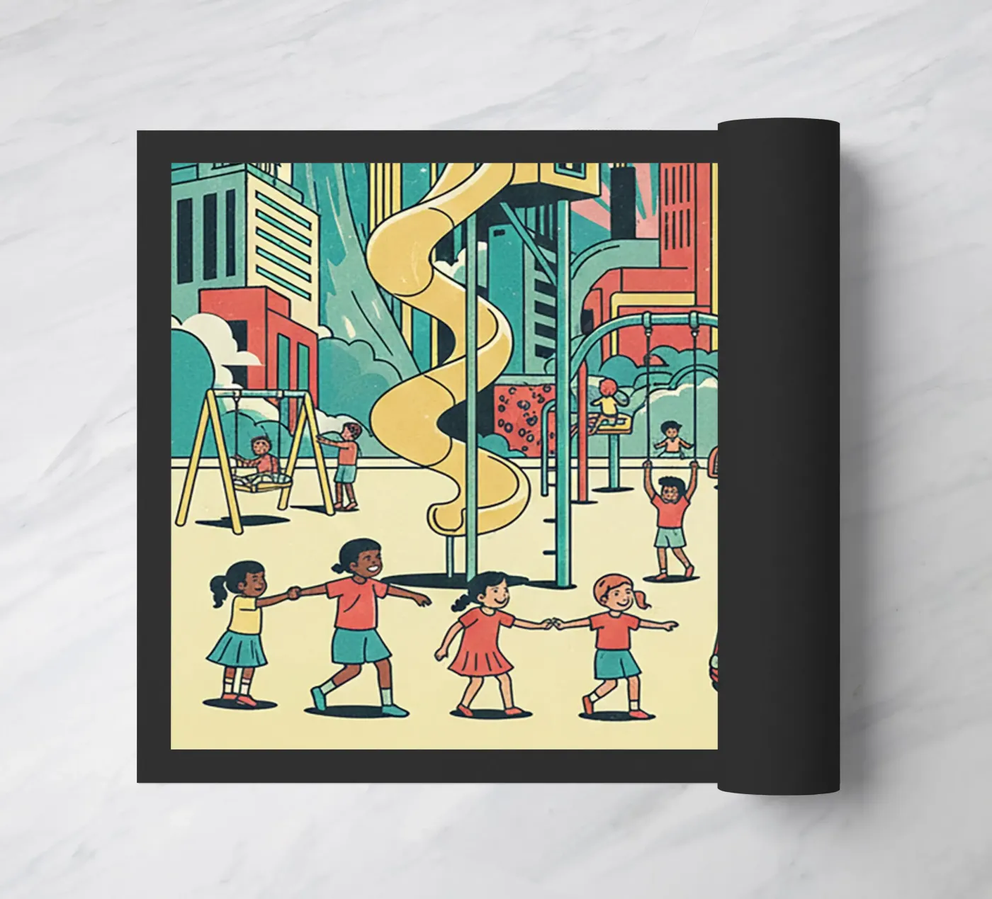 playground doormat by The Little Animals Club