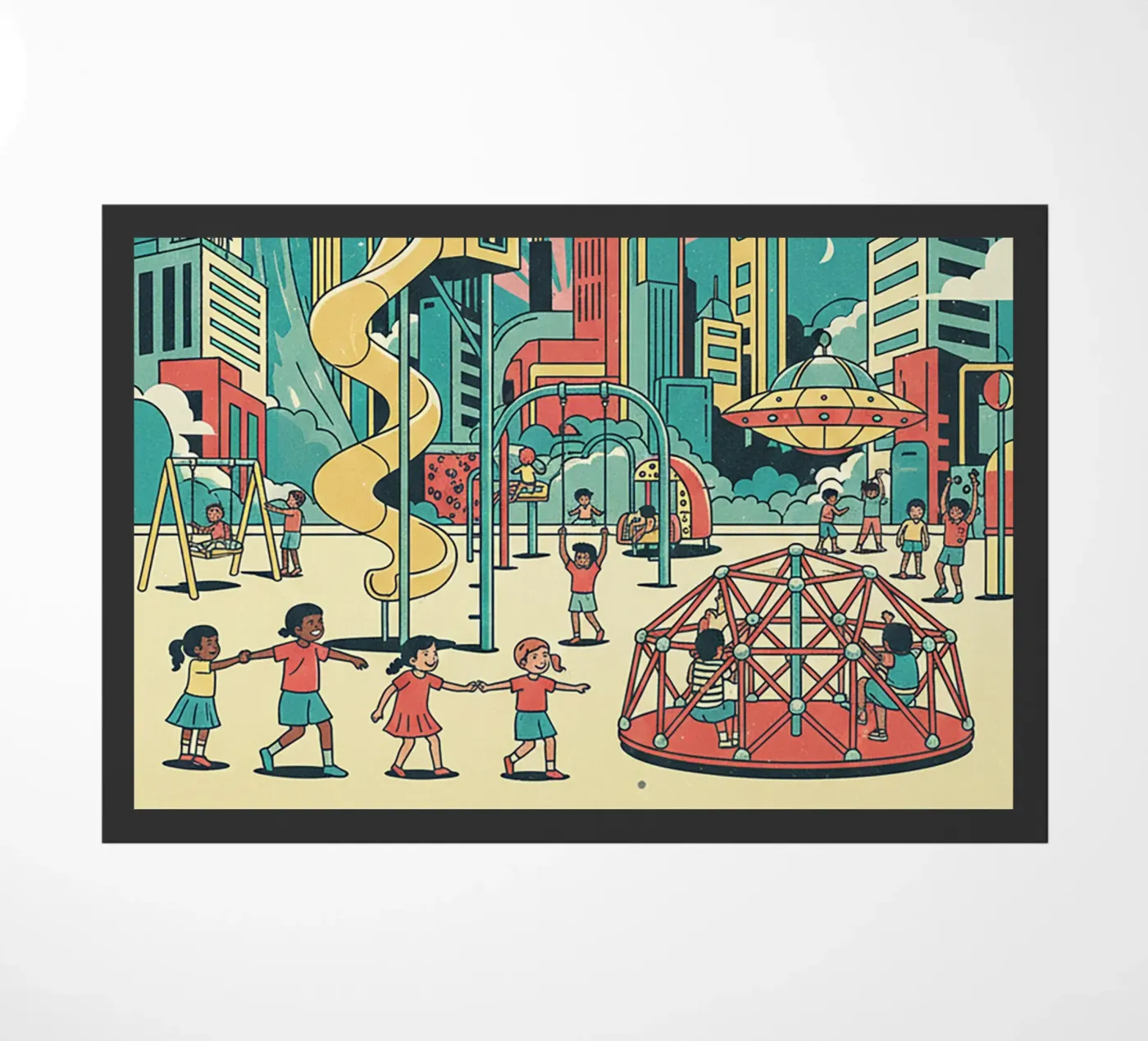 playground doormat by The Little Animals Club