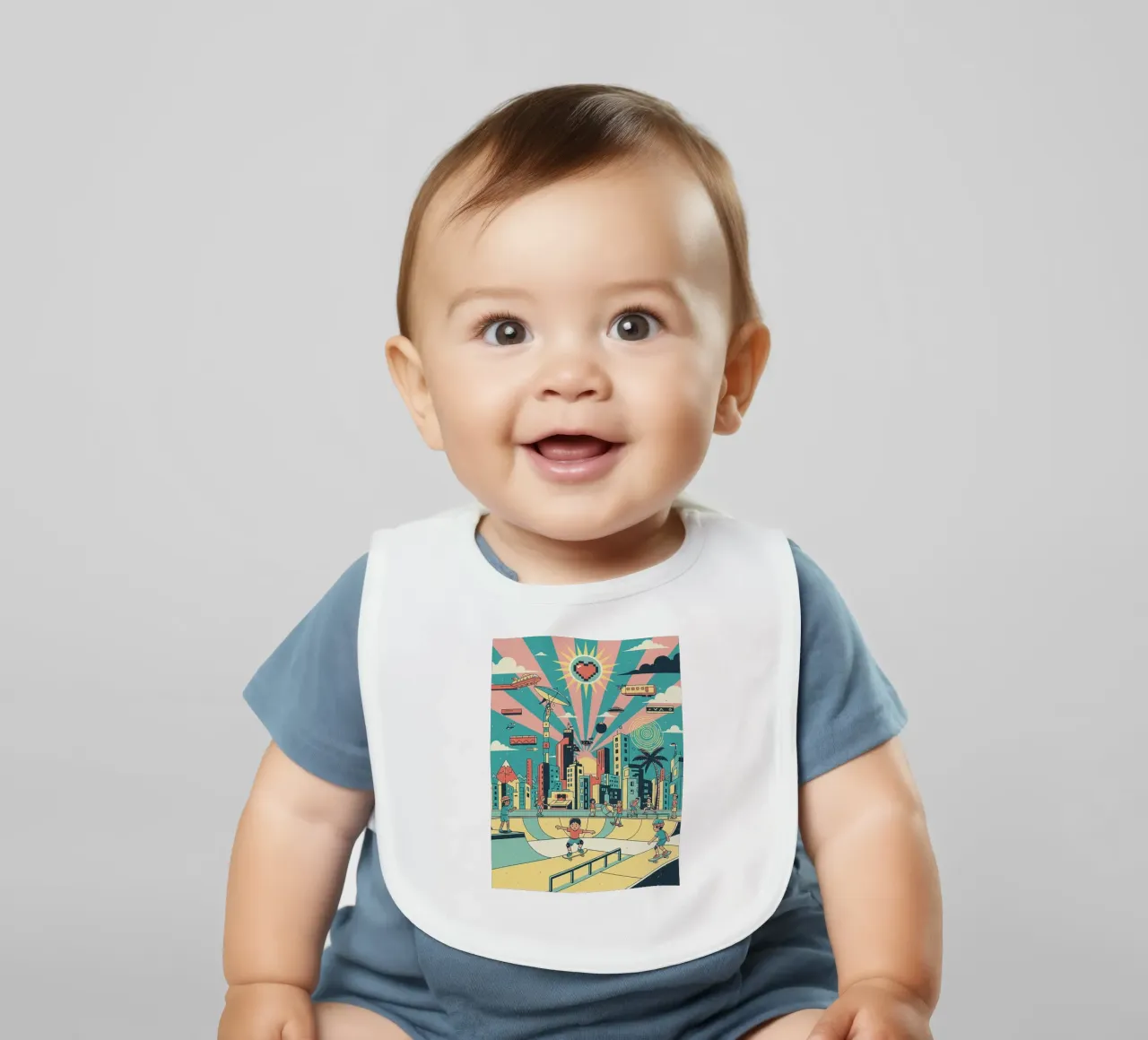 skate bavaglino da The Little Animals Club