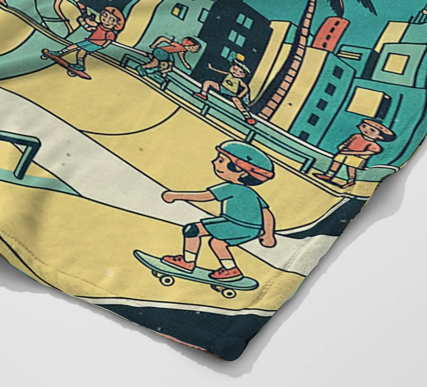 skate fleecedeken van The Little Animals Club