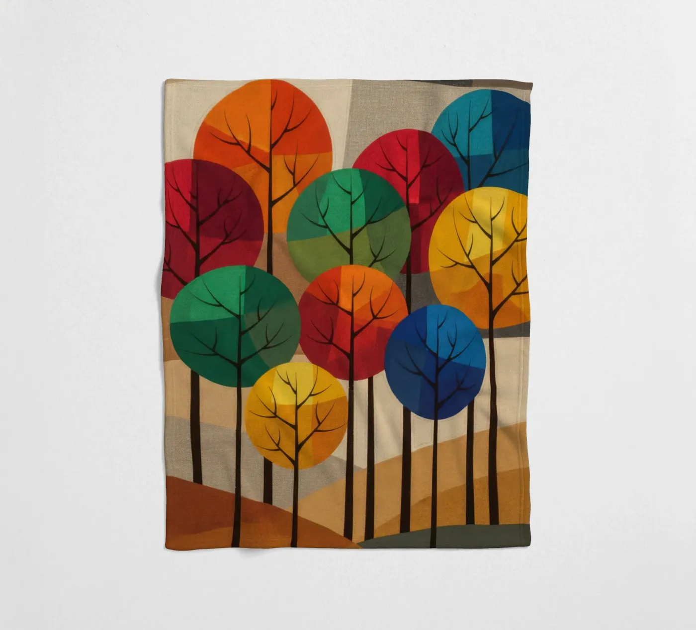 Foliage Fleecedecke von Art Unleashed