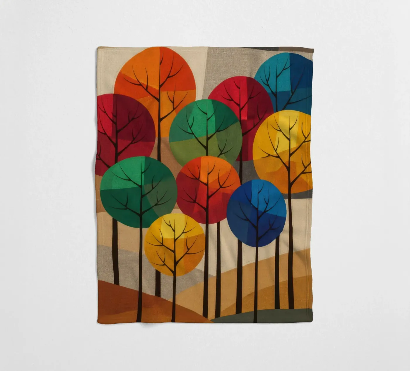 Foliage Fleecedecke von Art Unleashed