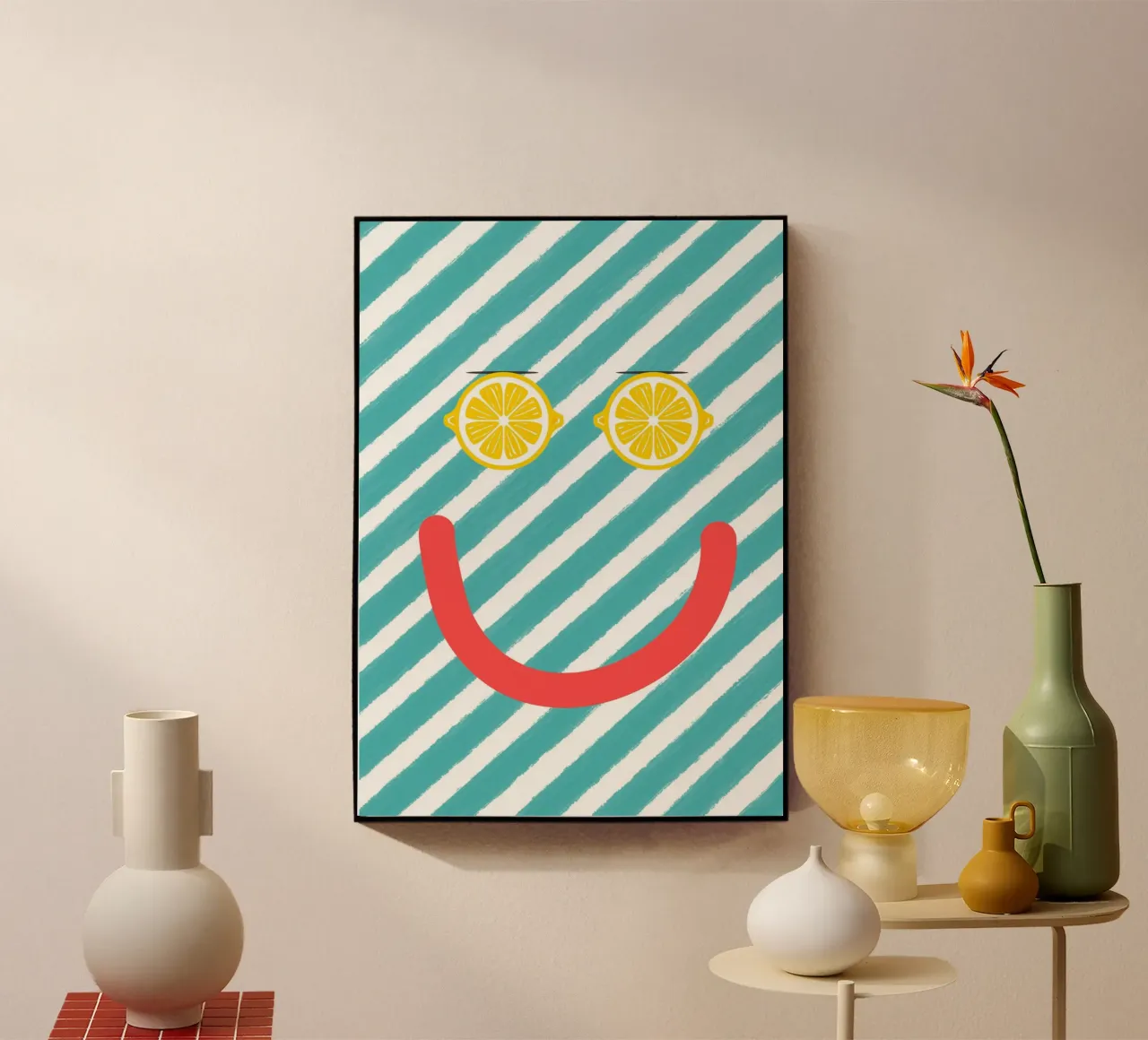 Citrussmiley plexiglass da Tabea Jule