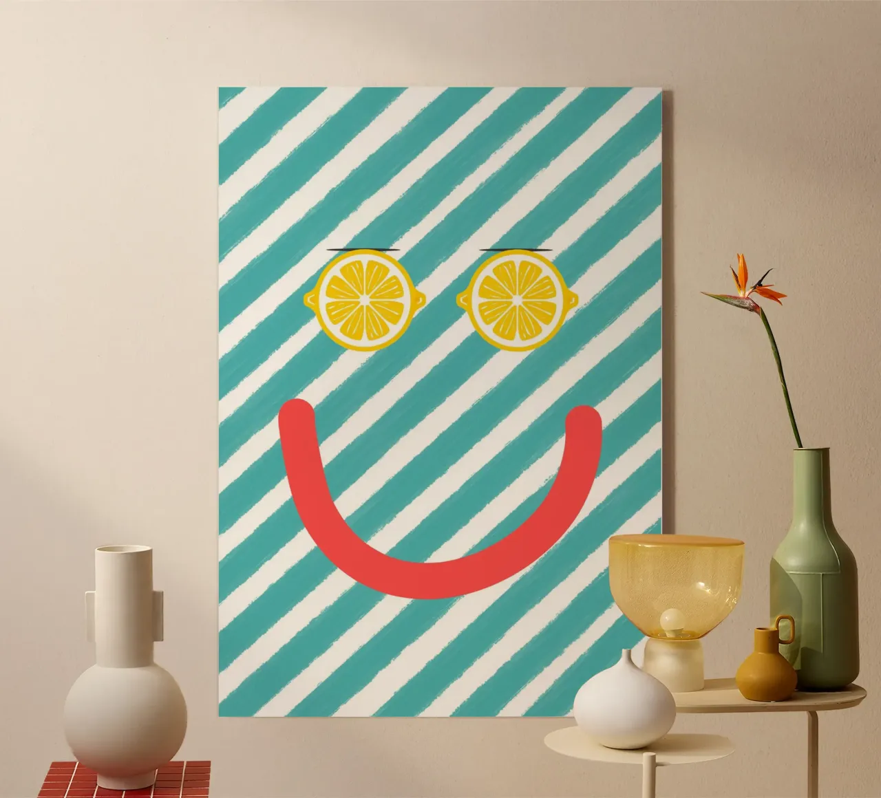 Citrussmiley plexiglass da Tabea Jule