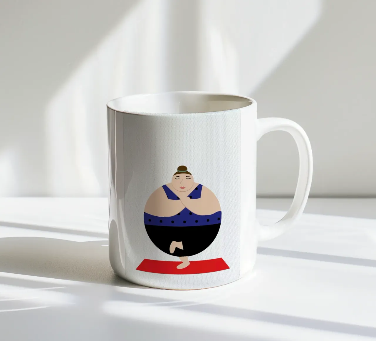 Yoginis Bright 3 Keramik Tasse von Maria Kritzas