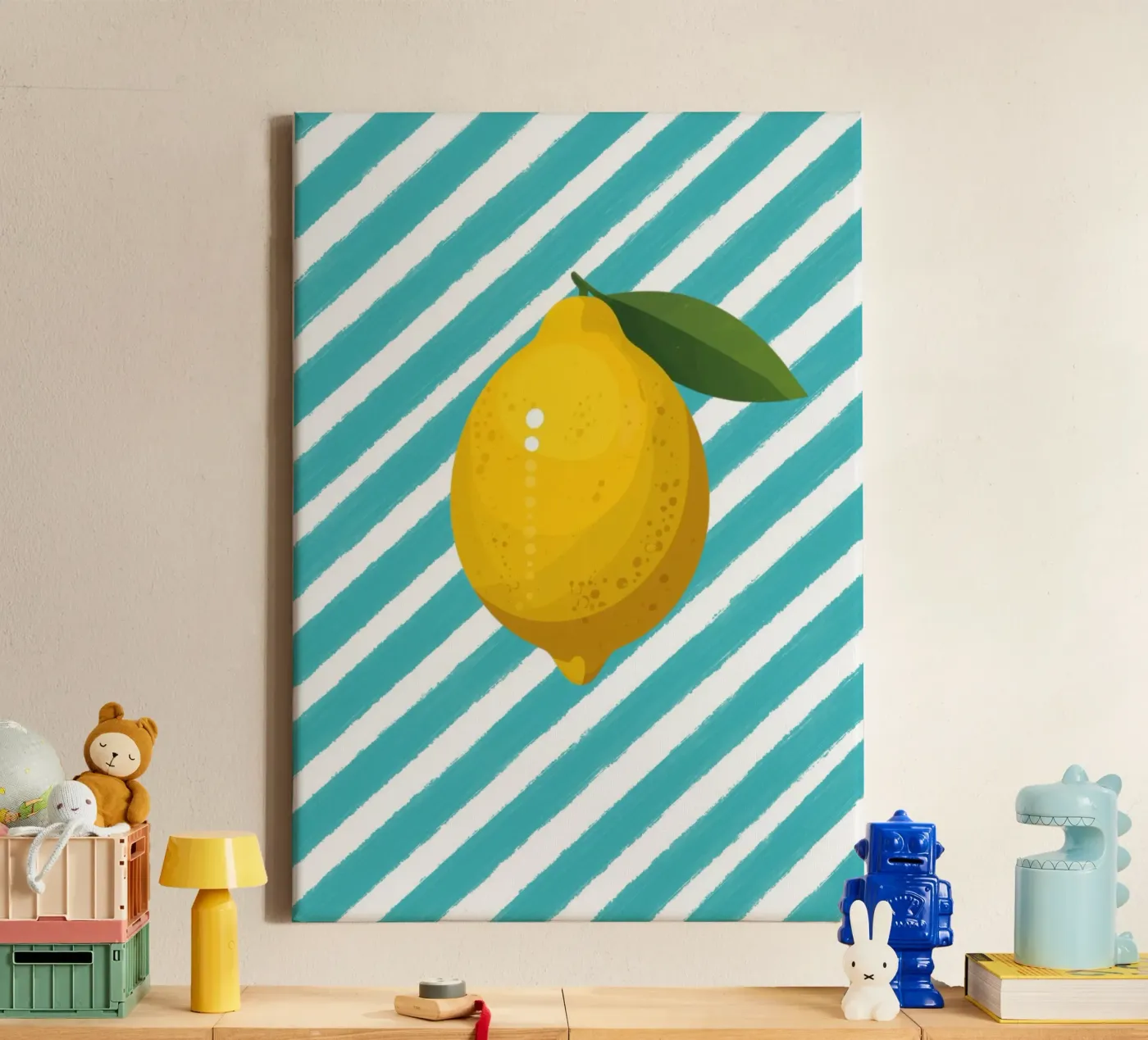 Citrustime canvas by Tabea Jule