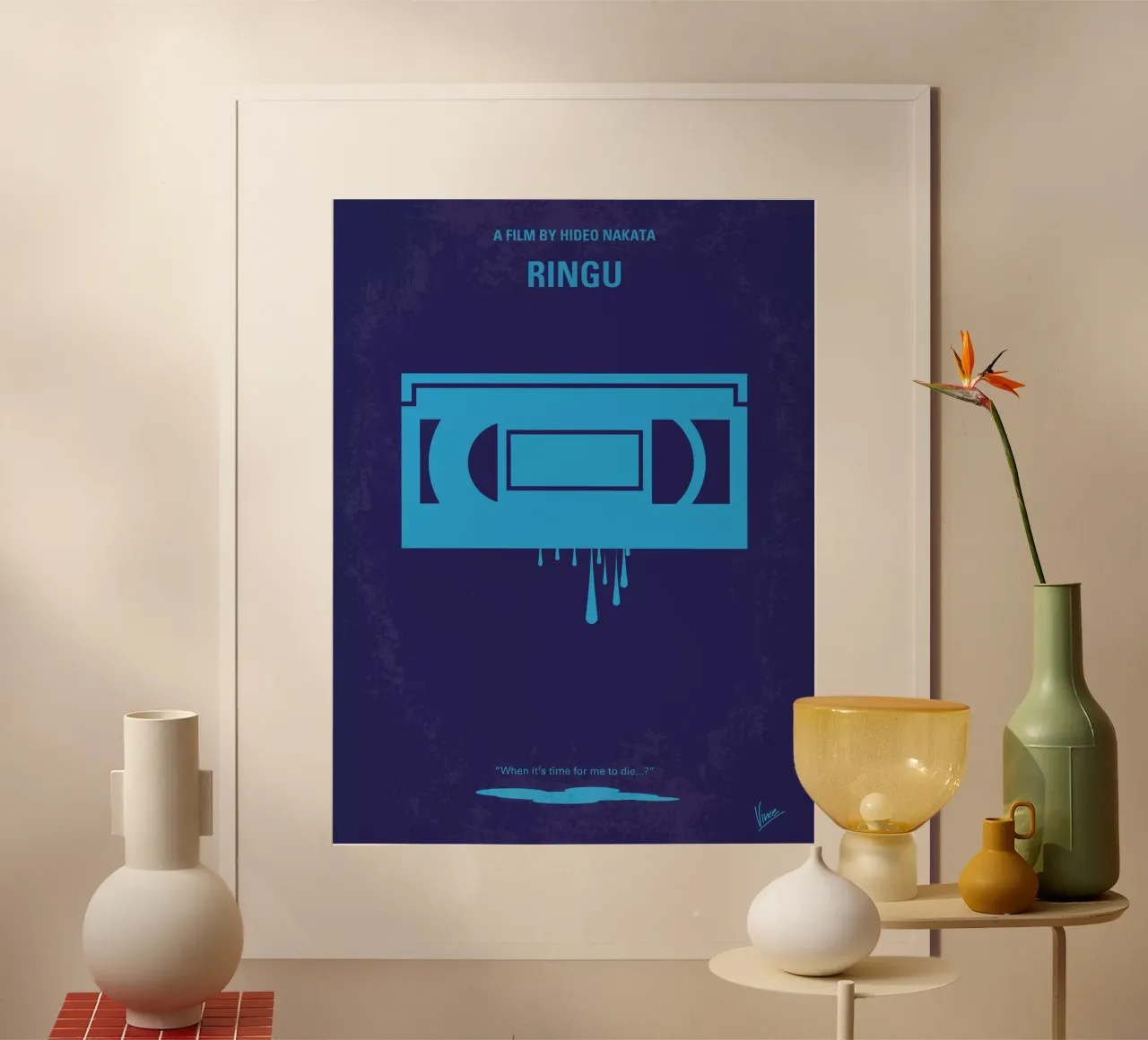 No070 My Ringu minimal movie poster poster da Chungkong