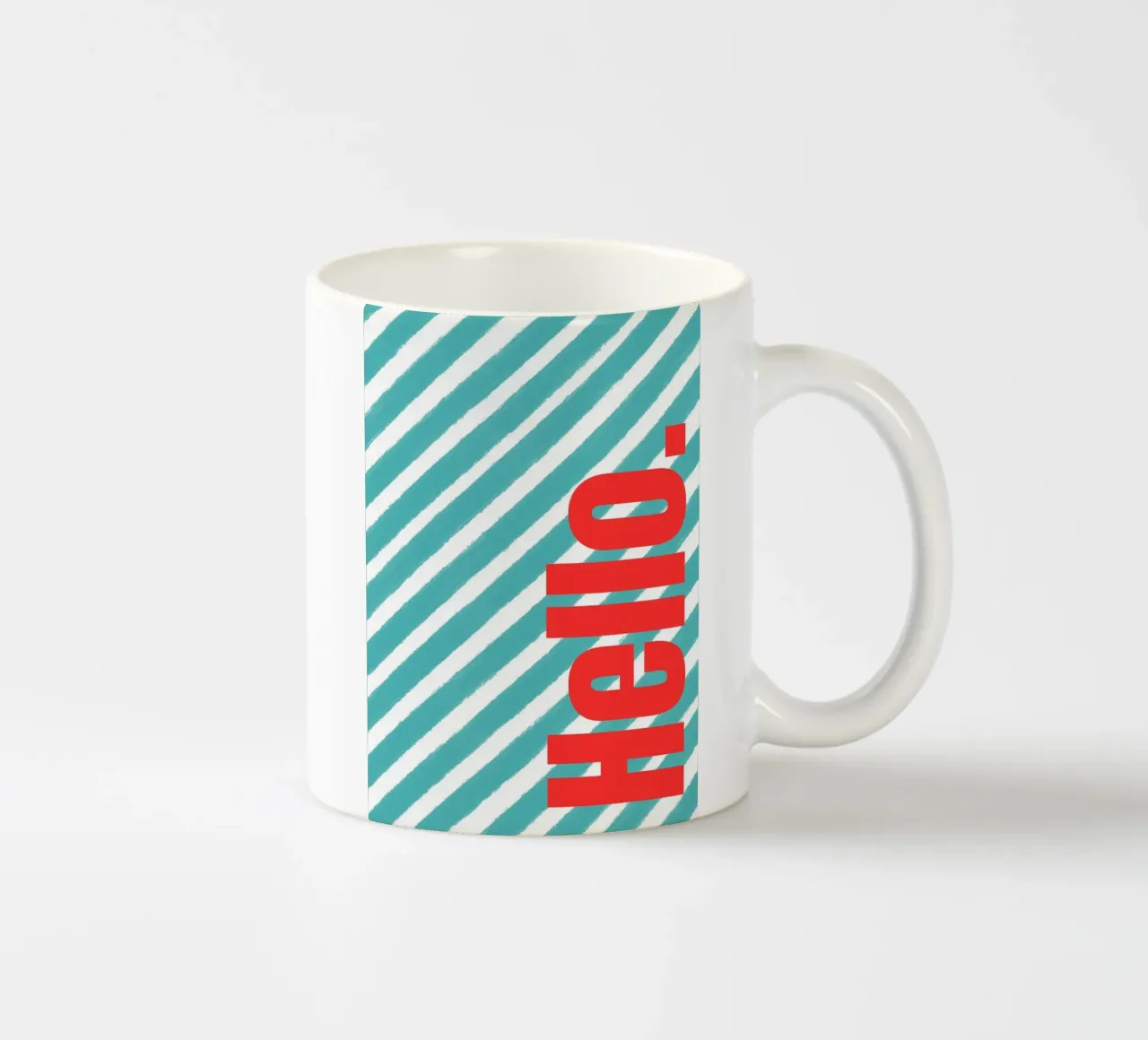 Hello ceramic mug by Tabea Jule