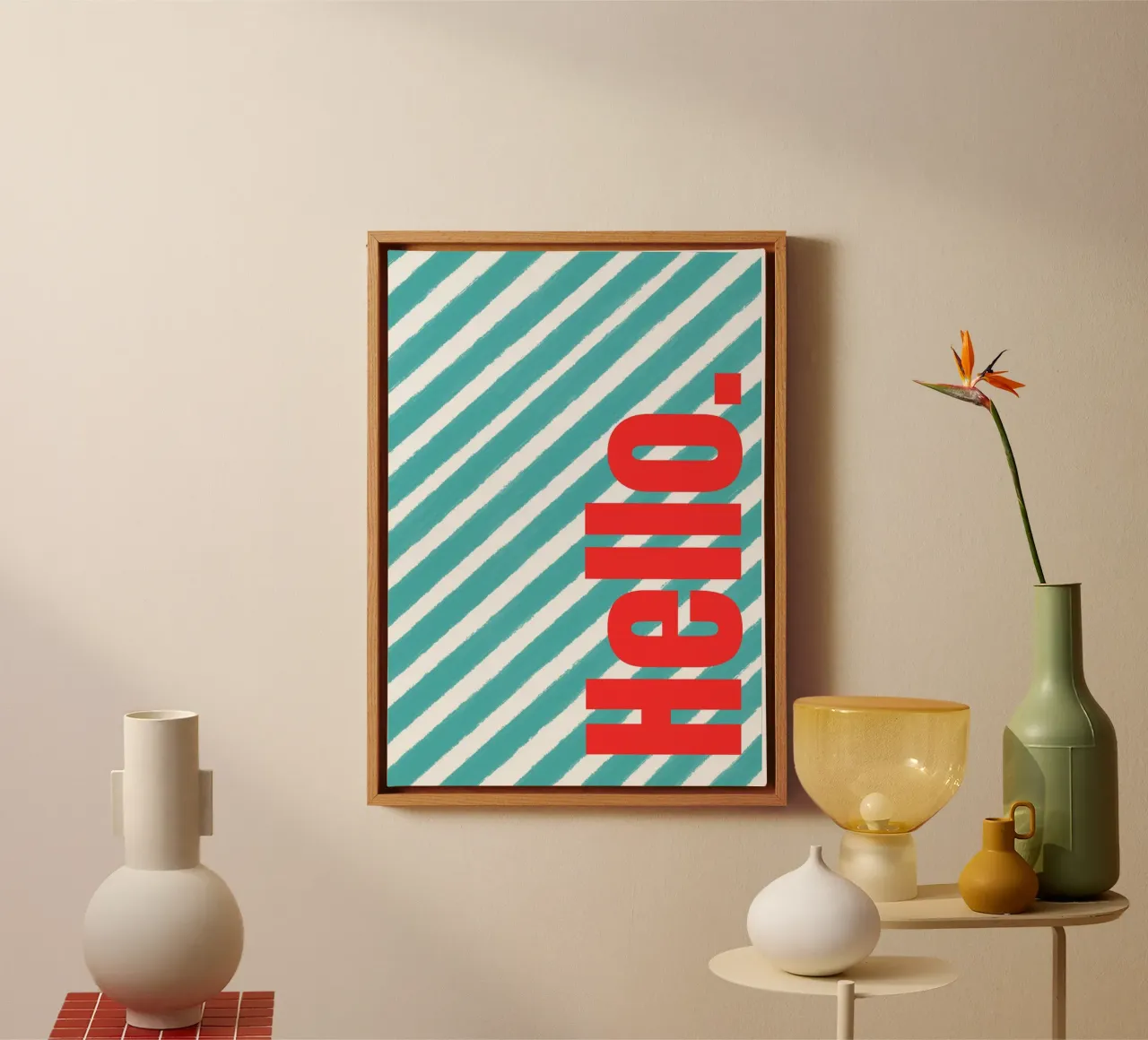 Hello canvas by Tabea Jule