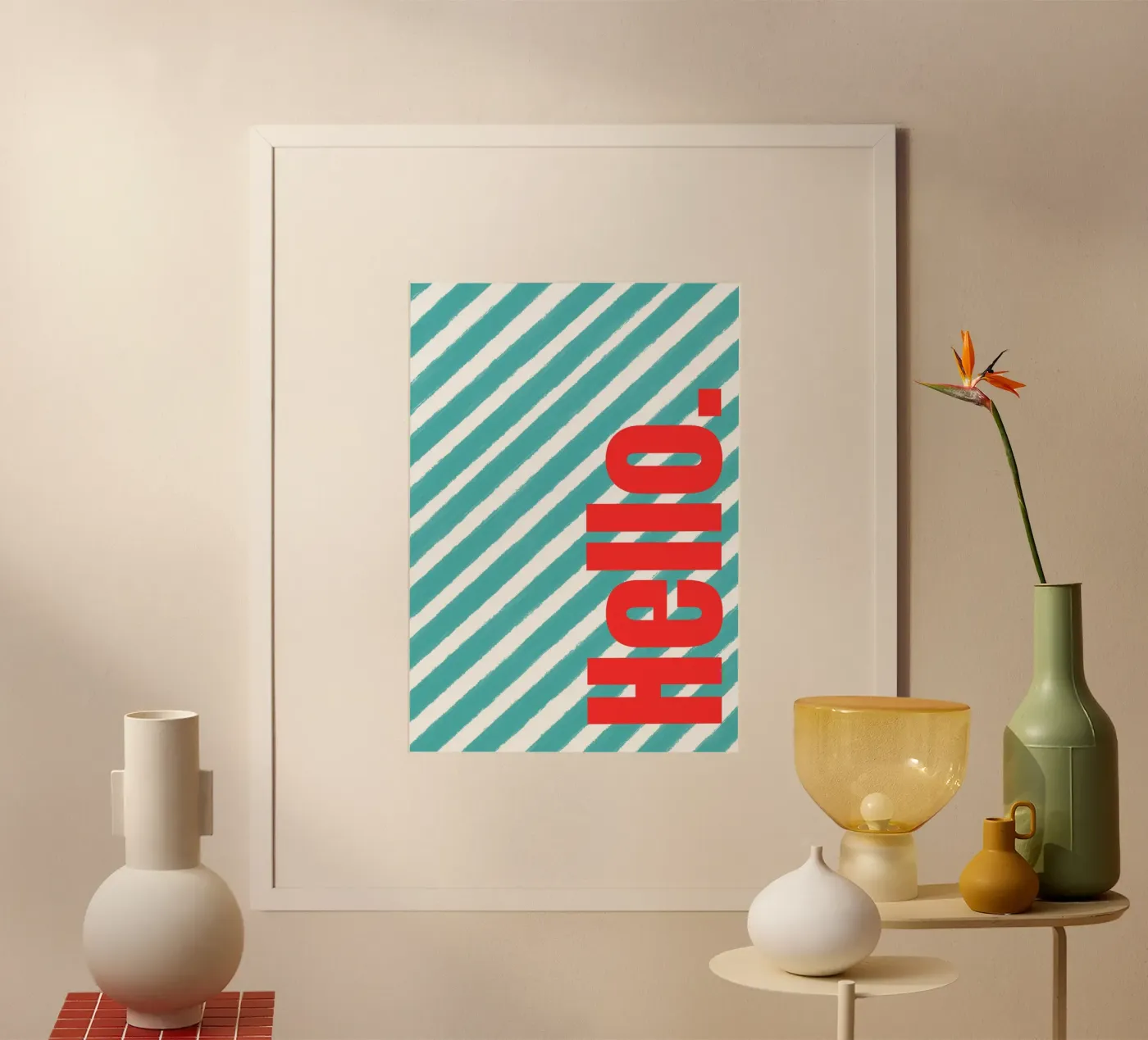 Hello Poster von Tabea Jule