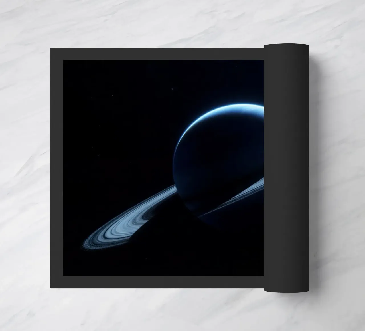 B L U E Fußmatte von Stellar Dream Art